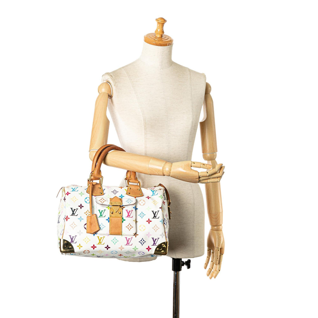 Louis Vuitton Monogram Multicolore Speedy 30 (SHG-MxTXOS)