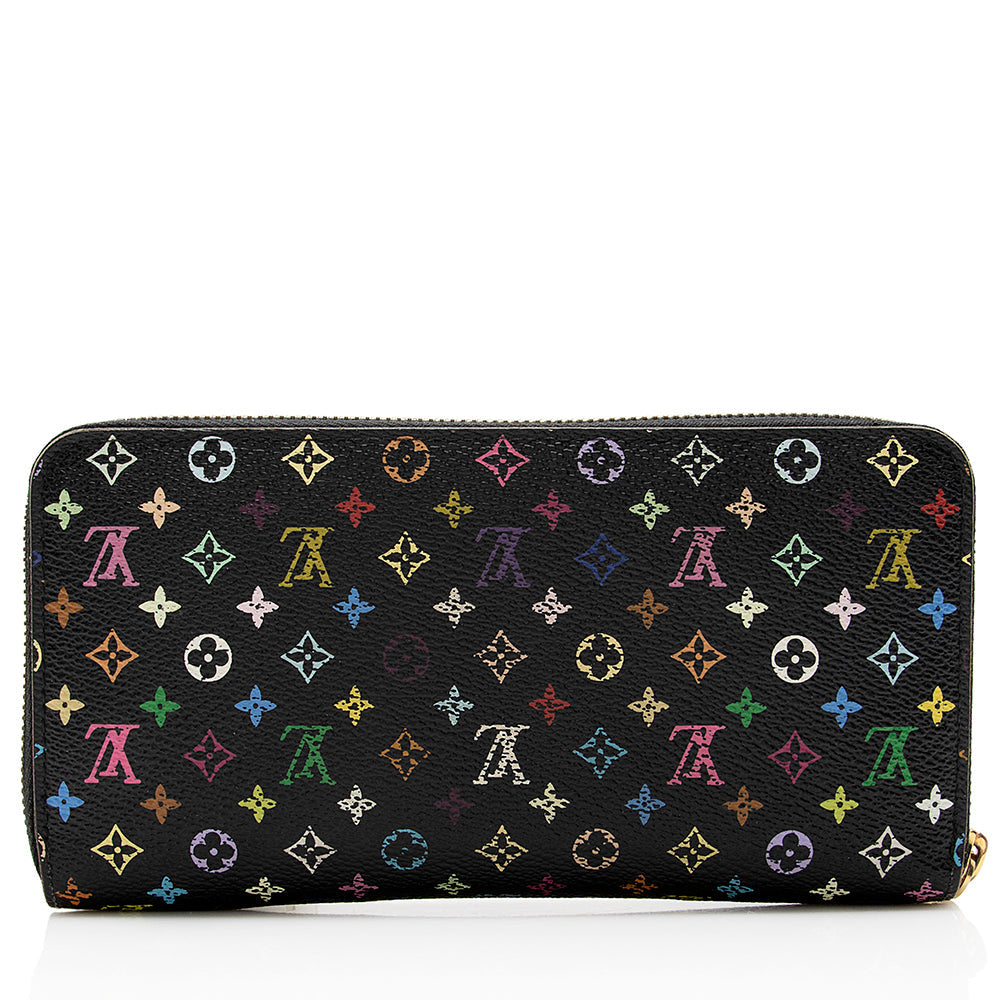 Louis Vuitton Monogram Multicolore Zippy Wallet (SHF-15546)