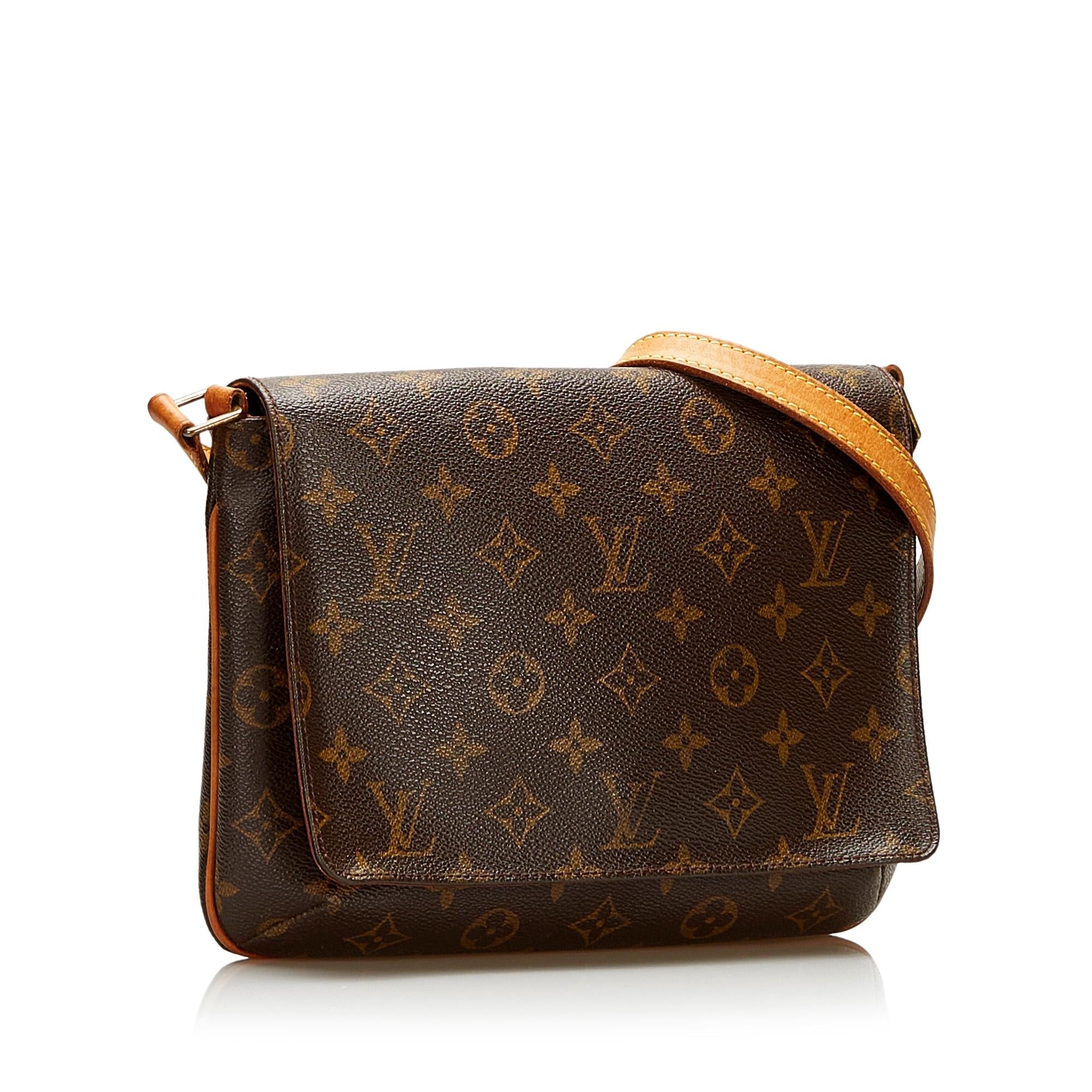 Louis Vuitton Monogram Musette Tango Long Strap (SHG-35911)