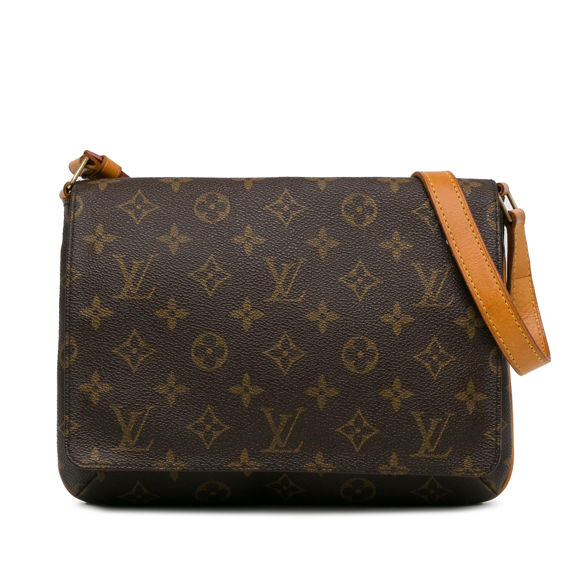 Louis Vuitton Monogram Musette Tango Short Strap (SHG-pdvVte)