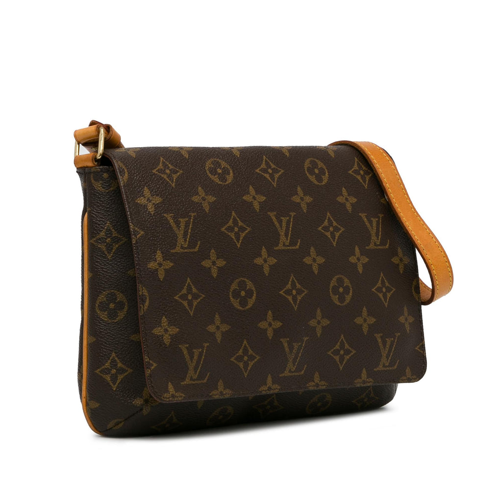 Louis Vuitton Monogram Musette Tango Short Strap (SHG-pdvVte)
