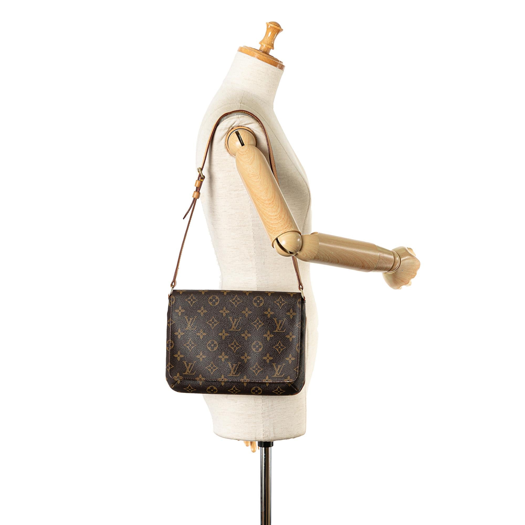Louis Vuitton Monogram Musette Tango Short Strap (SHG-dK7FUh)