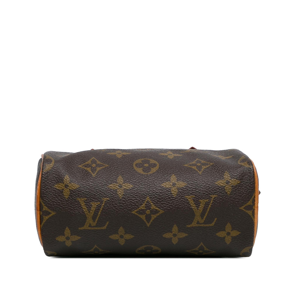 Louis Vuitton Monogram Nano Speedy Bandouliere (SHG-4W8Een)