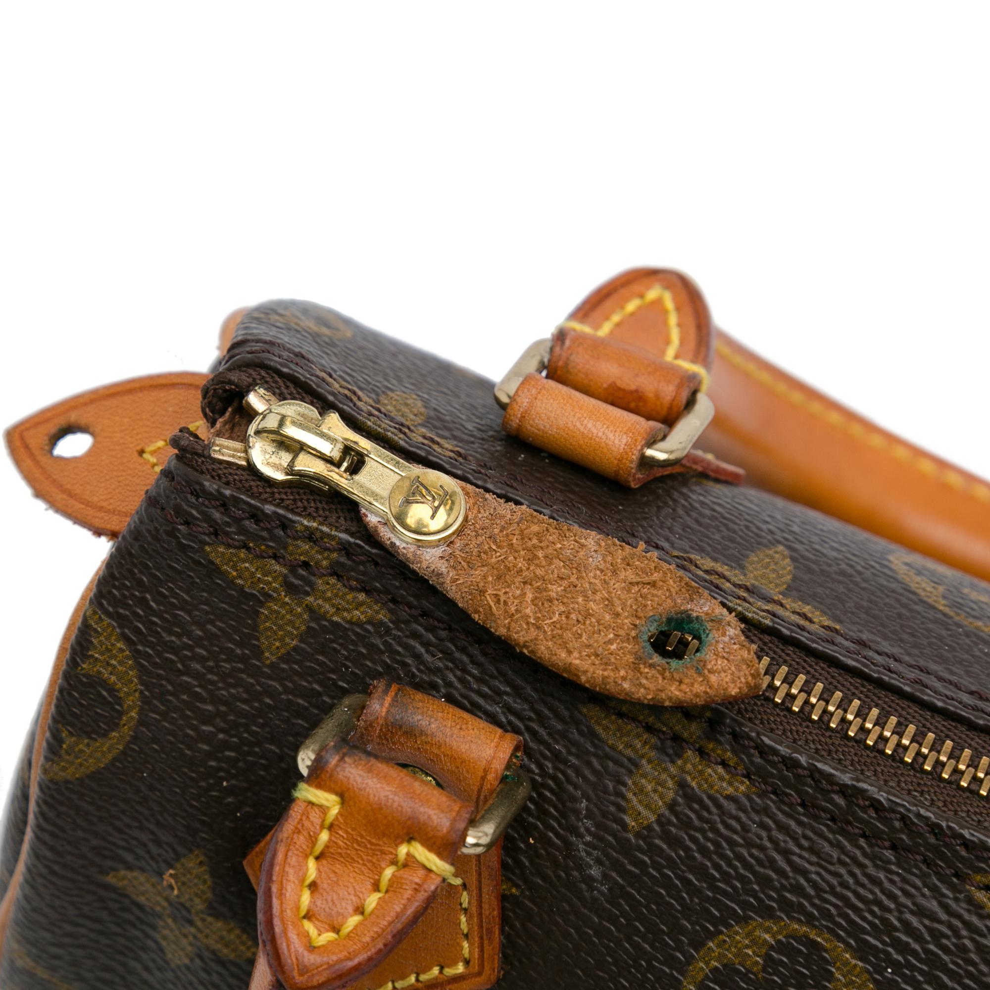 Louis Vuitton Monogram Nano Speedy Bandouliere (SHG-4W8Een)
