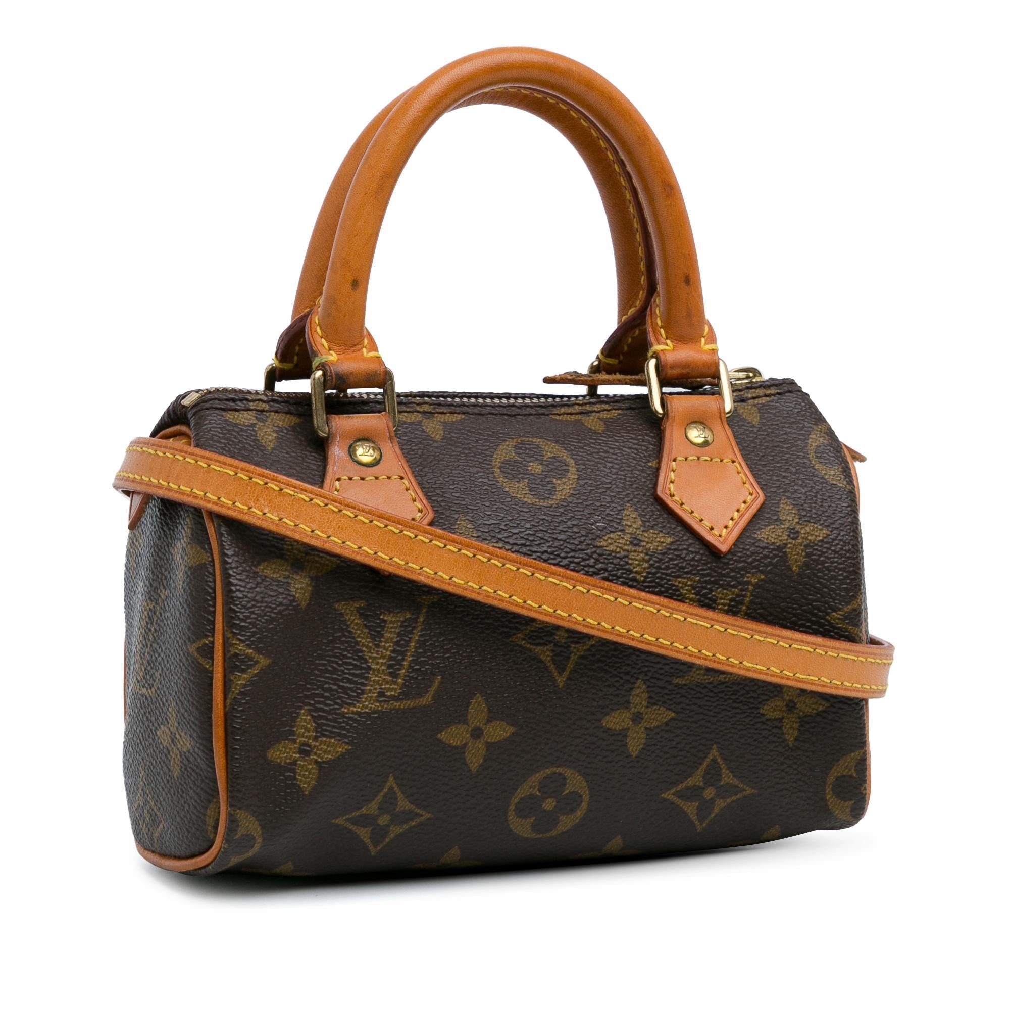 Louis Vuitton Monogram Nano Speedy Bandouliere (SHG-4W8Een)
