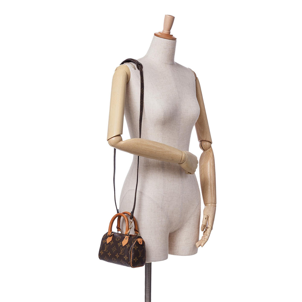 Louis Vuitton Monogram Nano Speedy Bandouliere