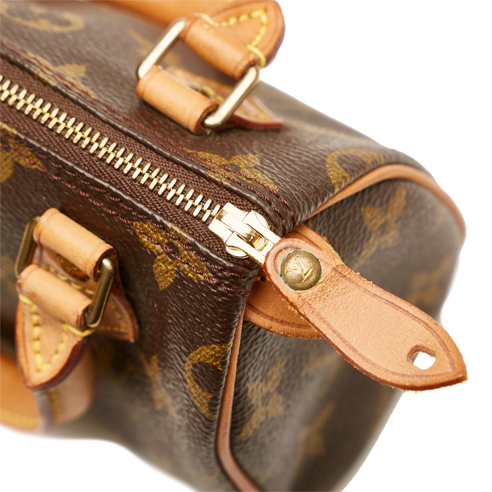 Louis Vuitton Monogram Nano Speedy (SHG-37037)