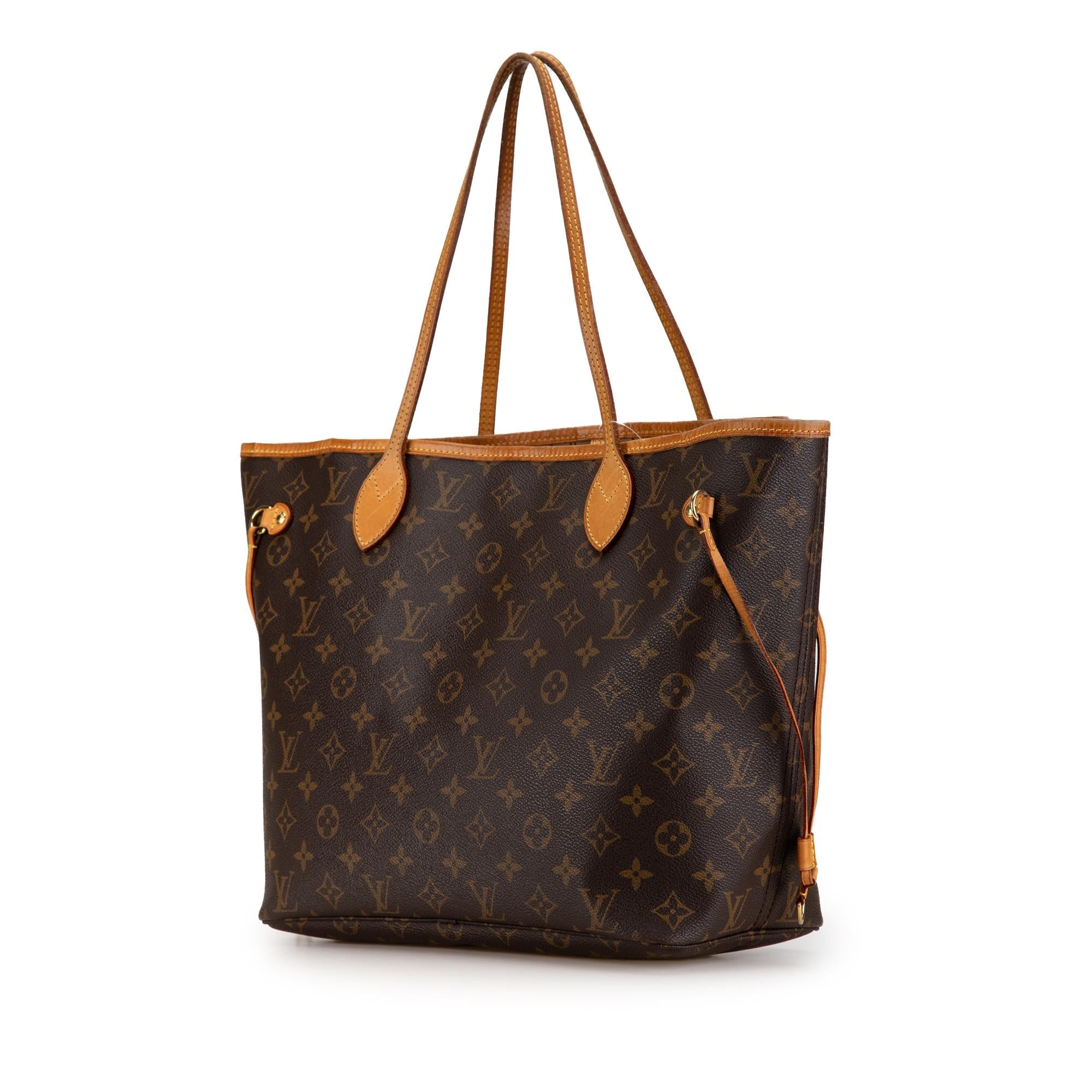 Louis Vuitton Monogram Neverfull MM (SHG-STLBwB)
