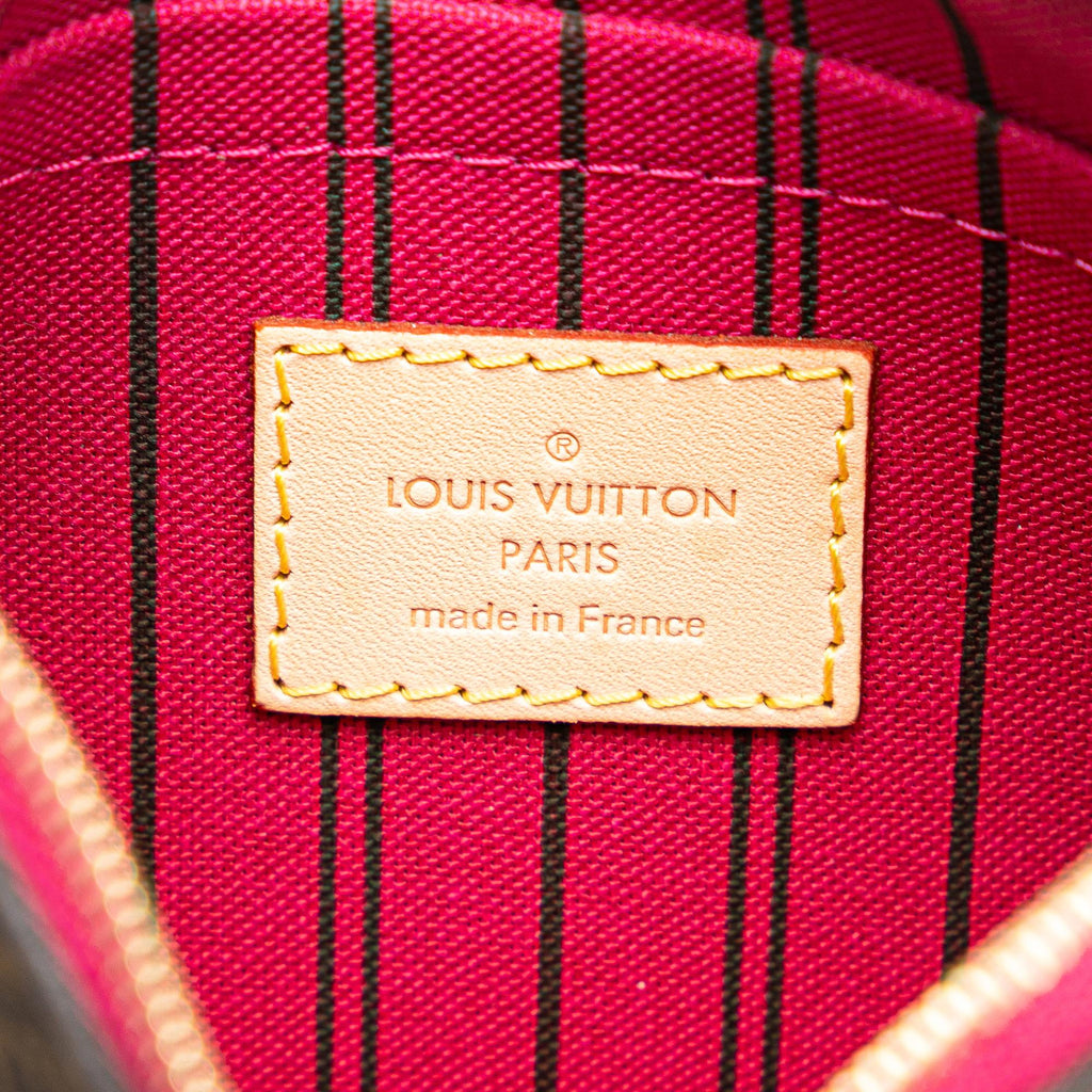 Louis Vuitton Monogram Neverfull Pouch (SHG-bOX2M7)