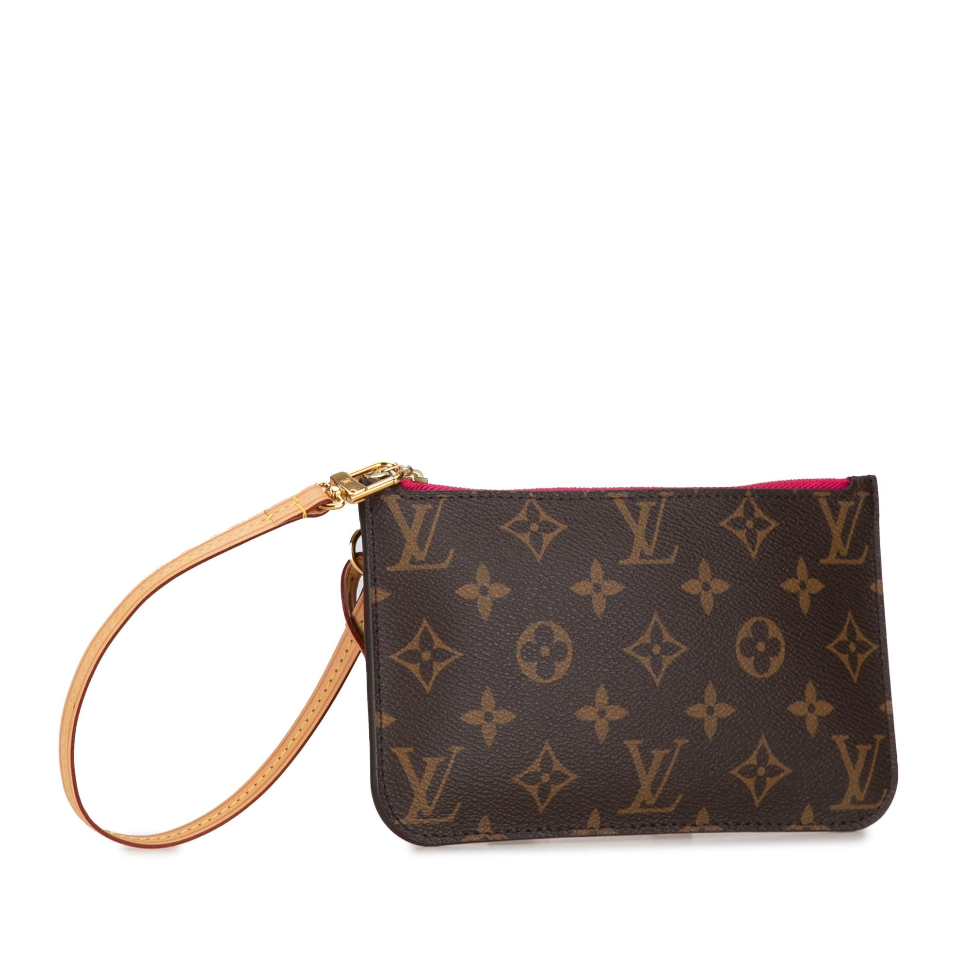 Louis Vuitton Monogram Neverfull Pouch (SHG-bOX2M7)