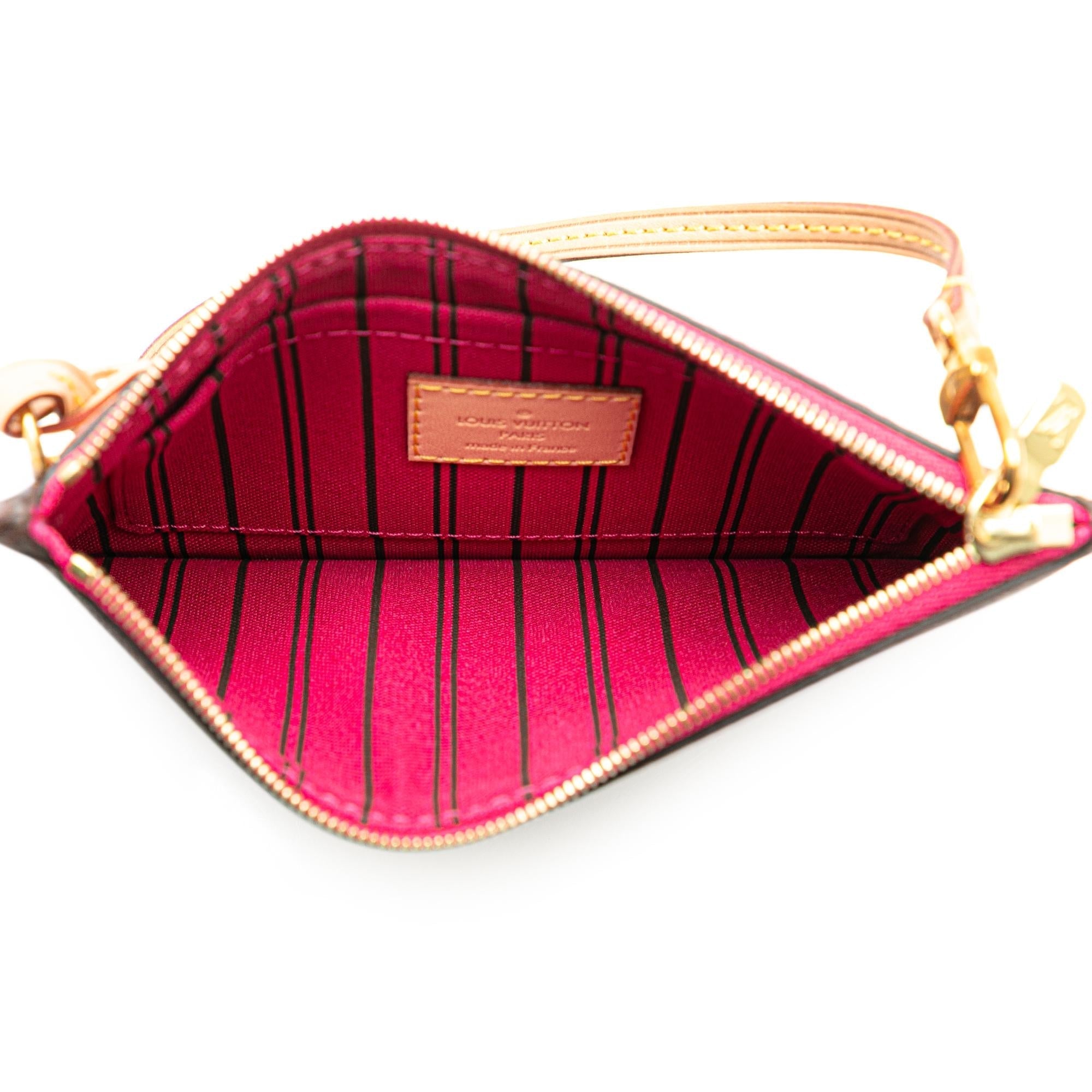 Louis Vuitton Monogram Neverfull Pouch (SHG-YakINn)
