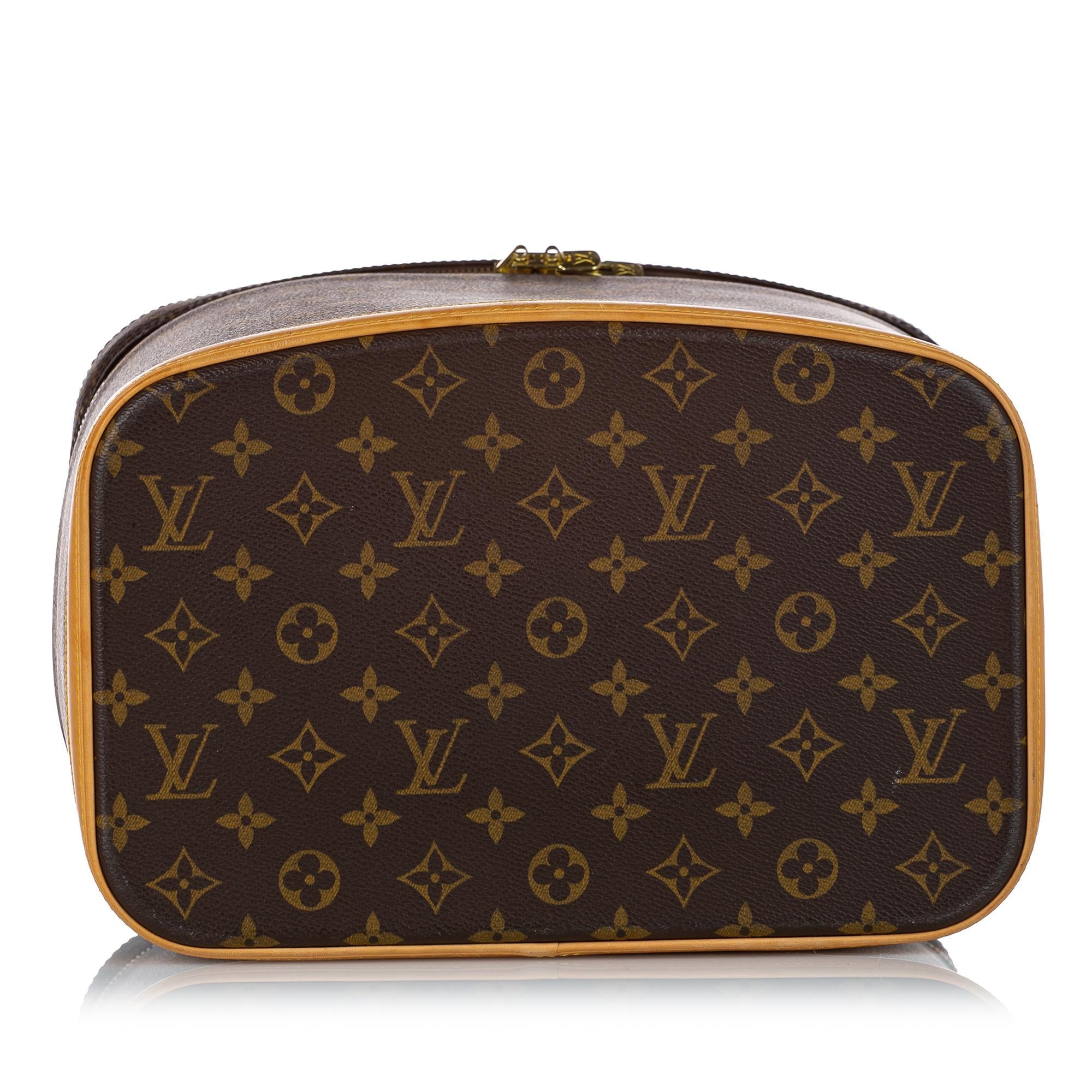 Louis Vuitton Monogram Nice Vanity Case (SHG-24321)