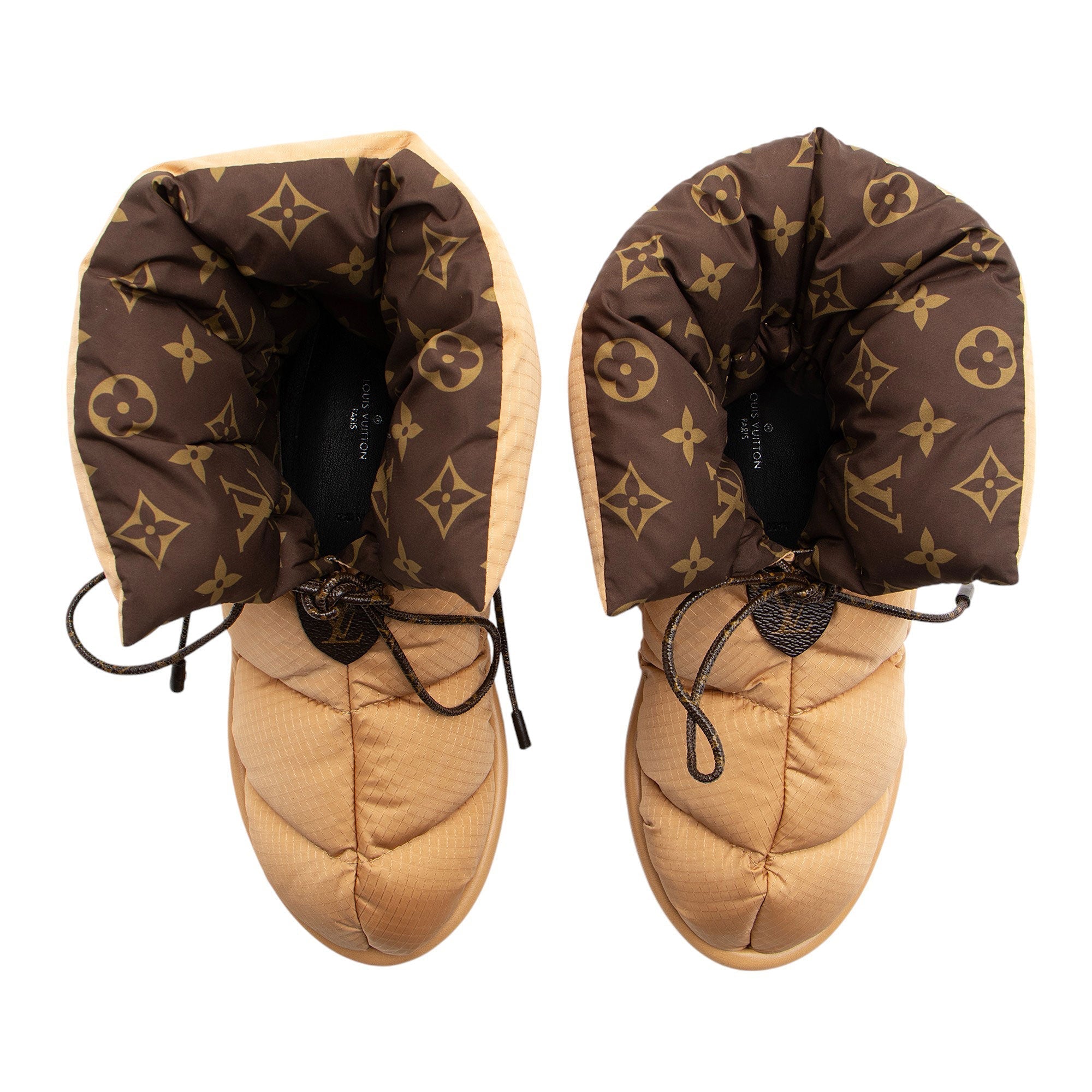 Louis Vuitton Monogram Nylon Pillow Comfort Boots - Size 8 / 38 (SHF-1MOw1W)