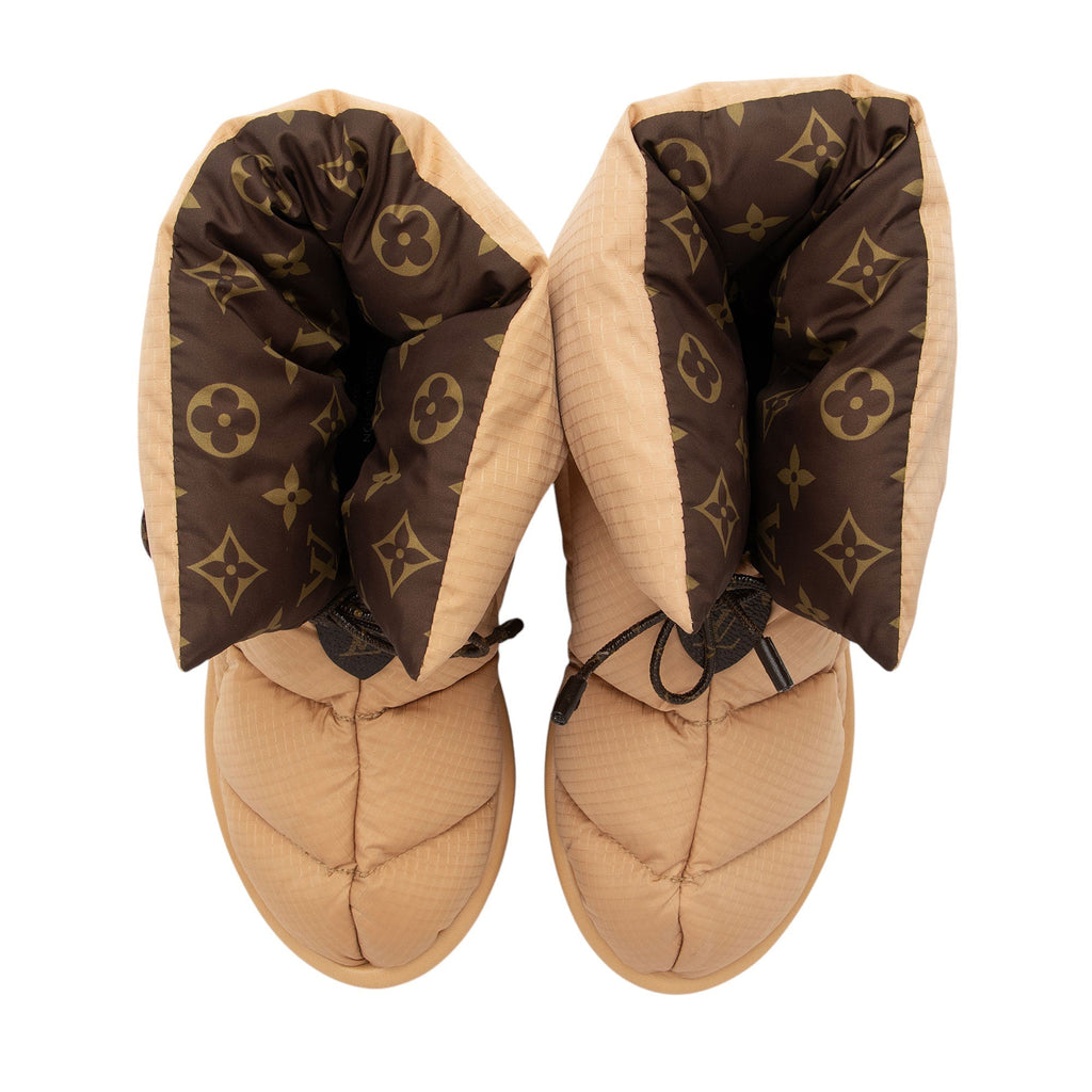 Louis Vuitton Monogram Nylon Pillow Comfort Boots - Size 7 / 37