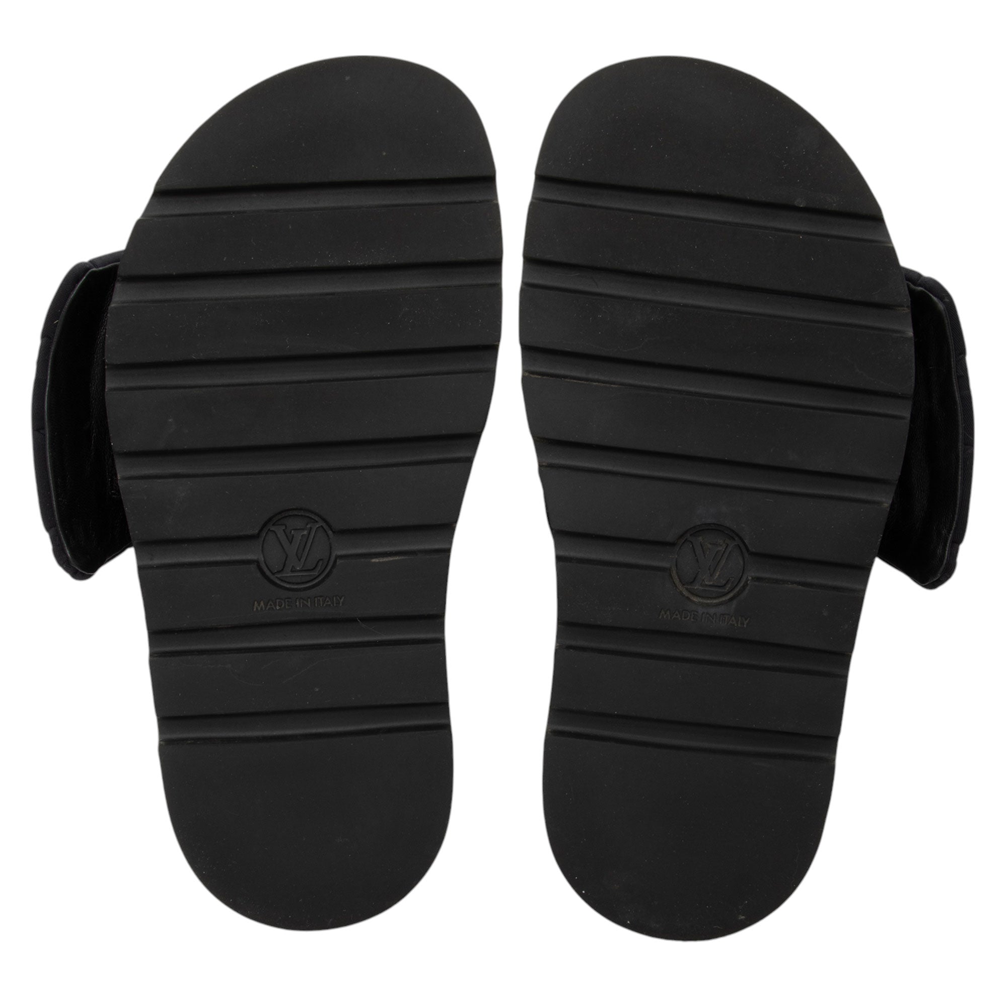 Louis Vuitton Monogram Nylon Pool Pillow Mules - Size 8 / 38