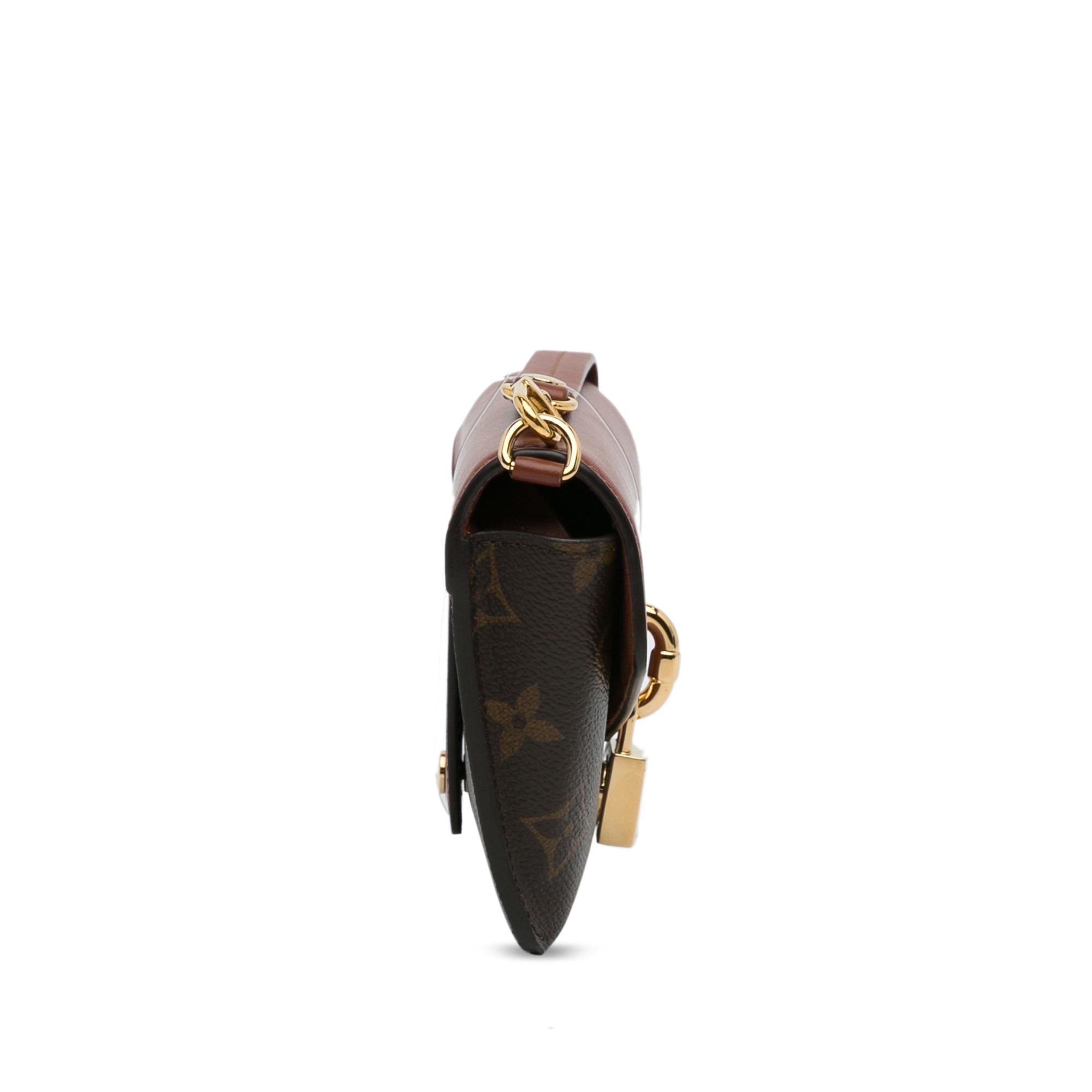 Louis Vuitton Monogram Padlock on Strap (SHG-AhHERN)