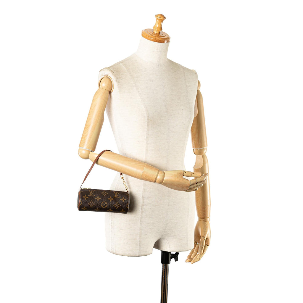Louis Vuitton Monogram Papillon Pochette (SHG-aLYE8l)