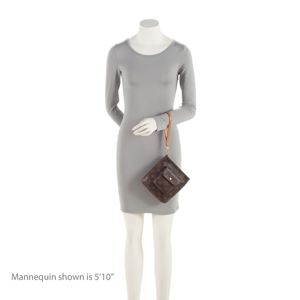 Louis Vuitton Monogram Partition Clutch (SHF-NFX3AR)