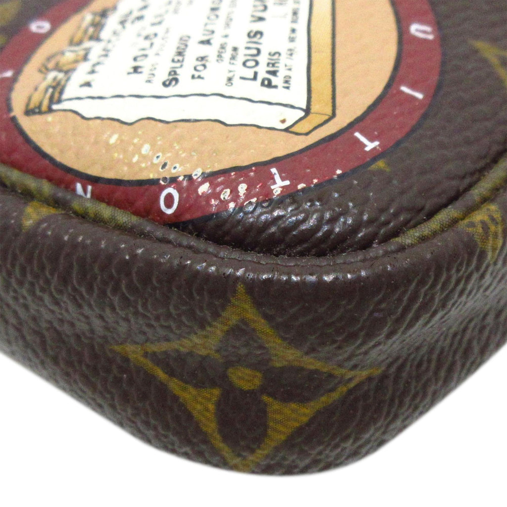 Louis Vuitton Monogram Patch Mini Pochette Accessoires (SHG-q06hOa)