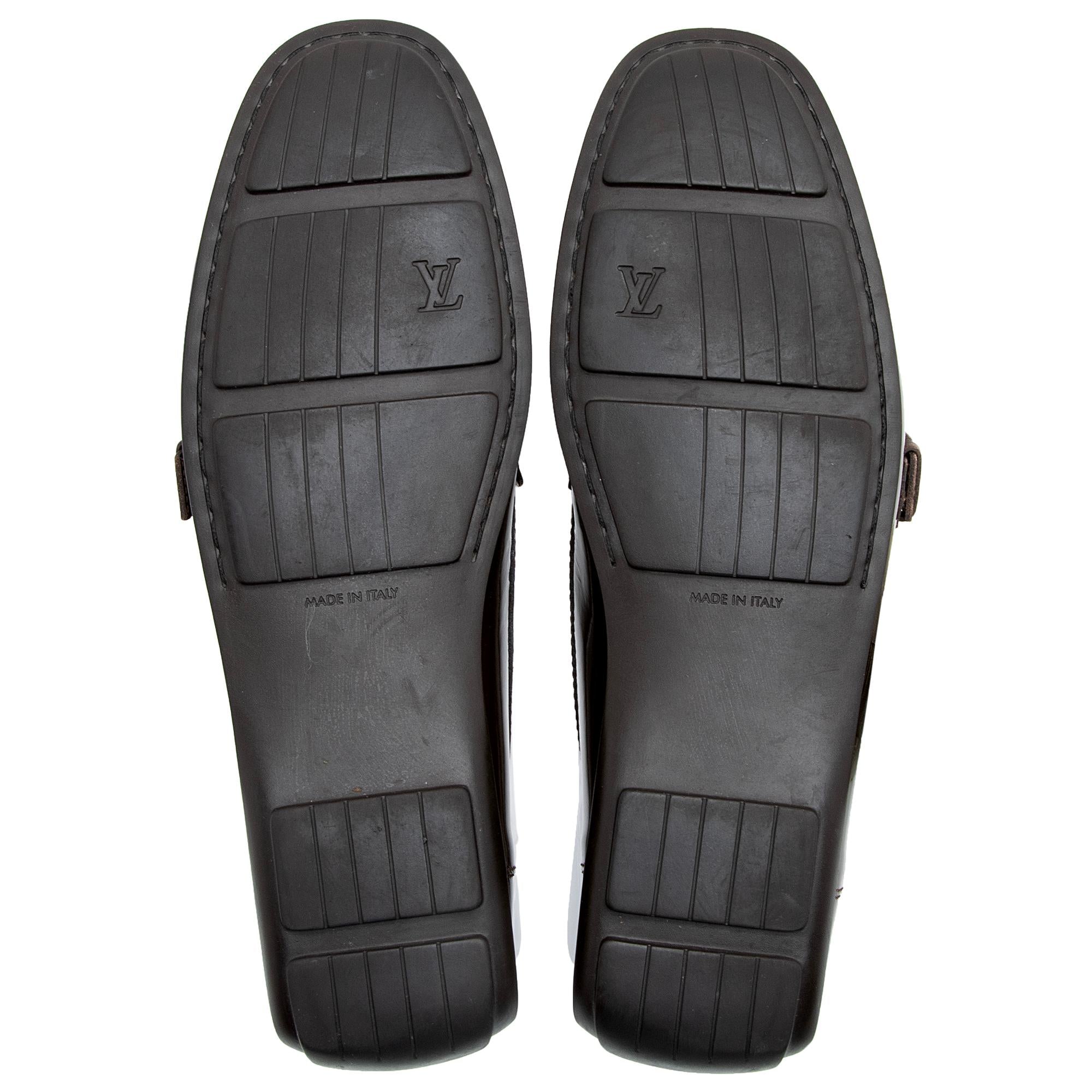 Louis Vuitton Monogram Patent Leather Loafers - Size 10 / 40 (SHF-22977)