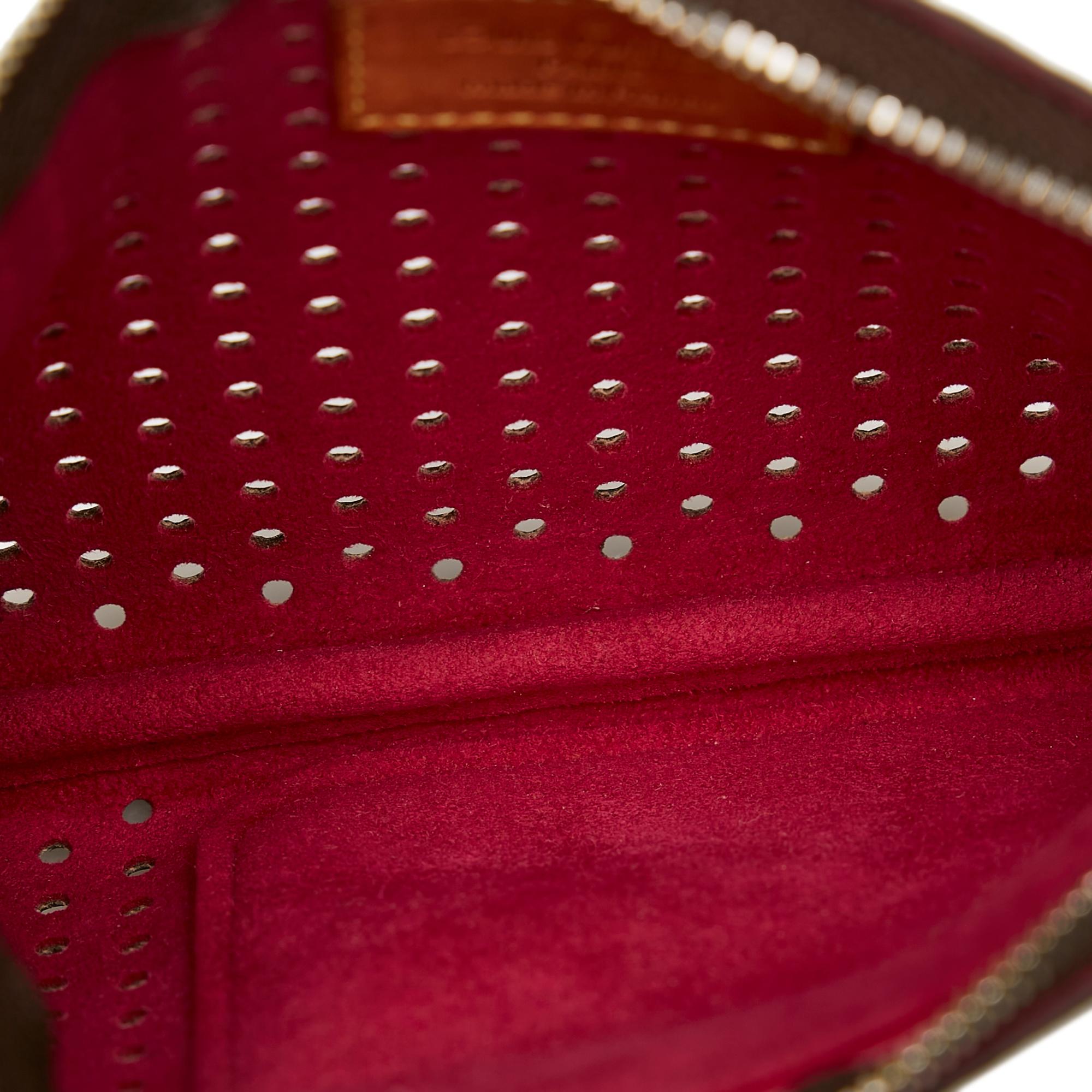 Louis Vuitton Monogram Perforated Pochette Cles (SHG-33250)