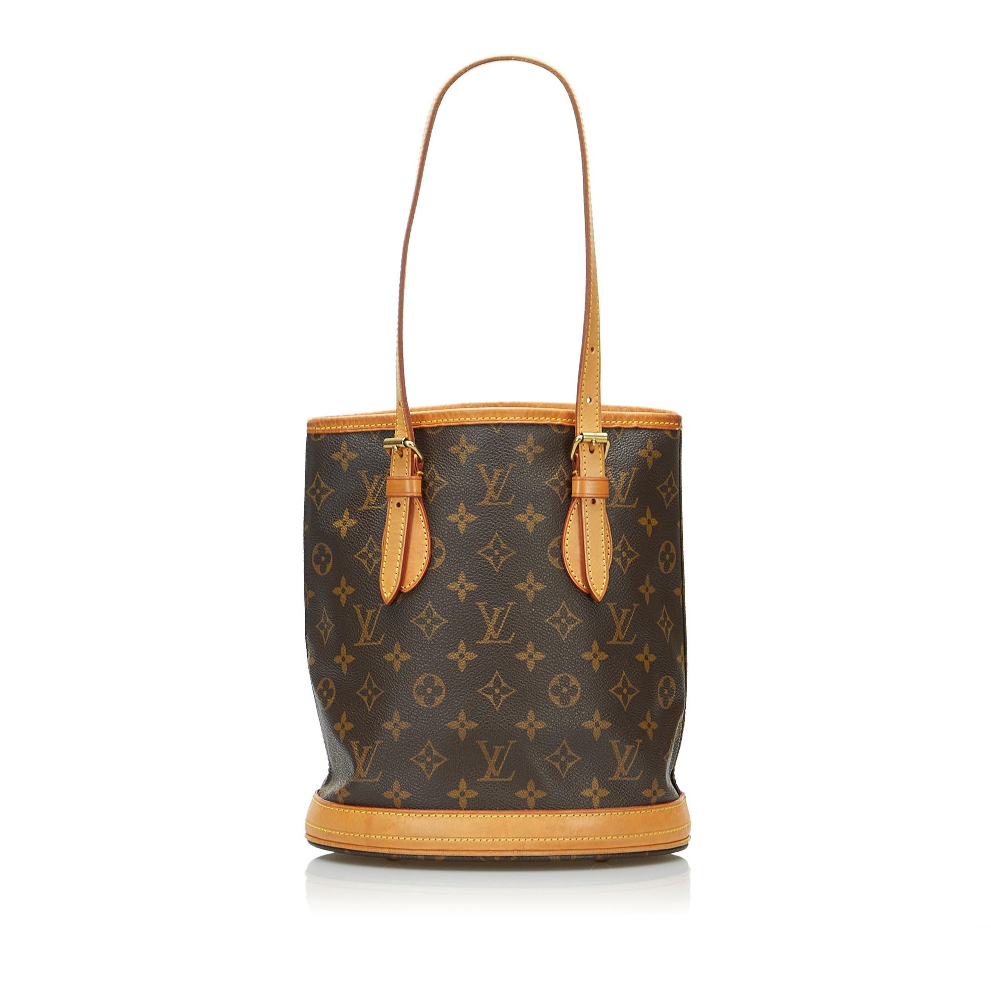 Louis Vuitton Monogram Petit Bucket PM (SHG-PgDTS4)