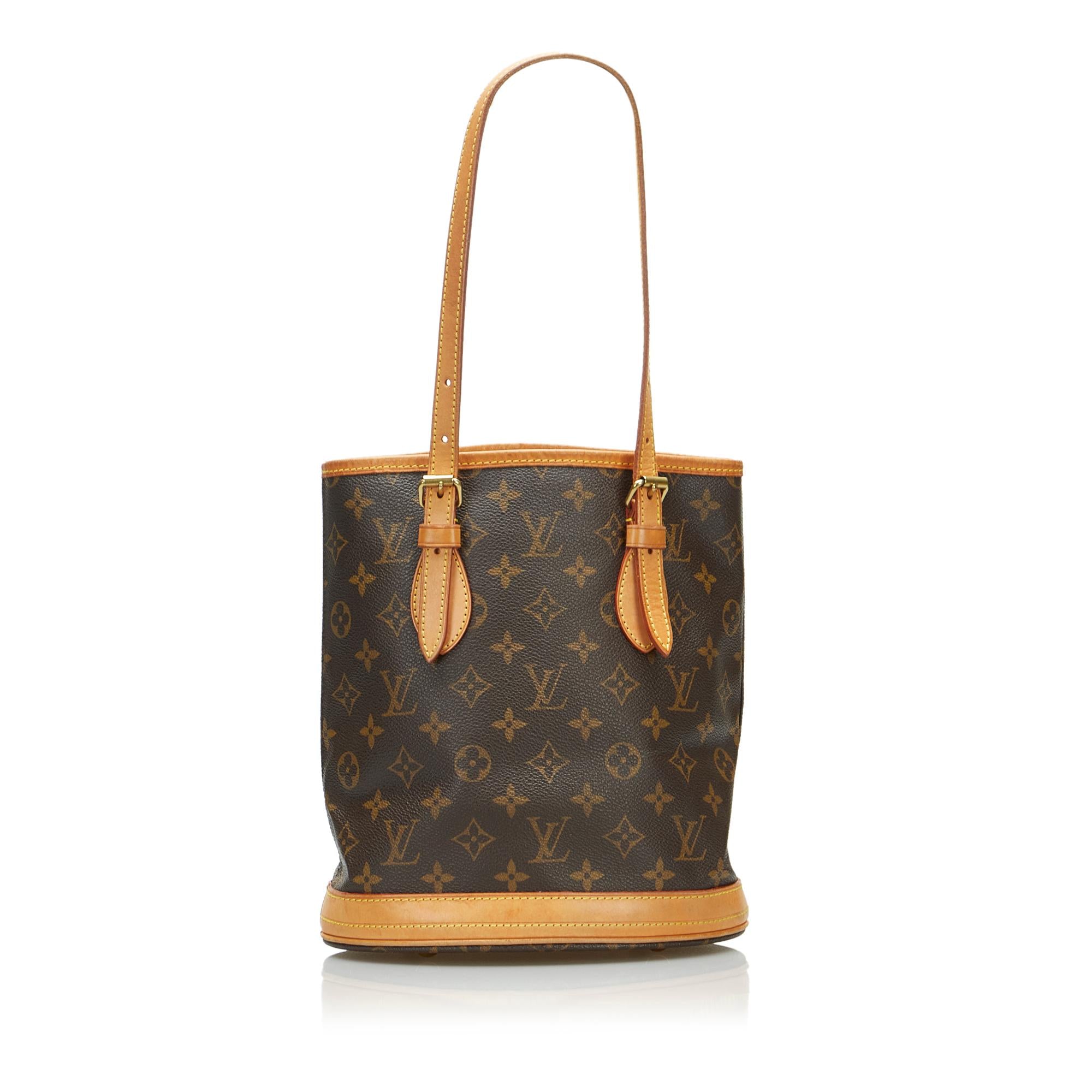 Louis Vuitton Monogram Petit Bucket PM (SHG-PgDTS4)