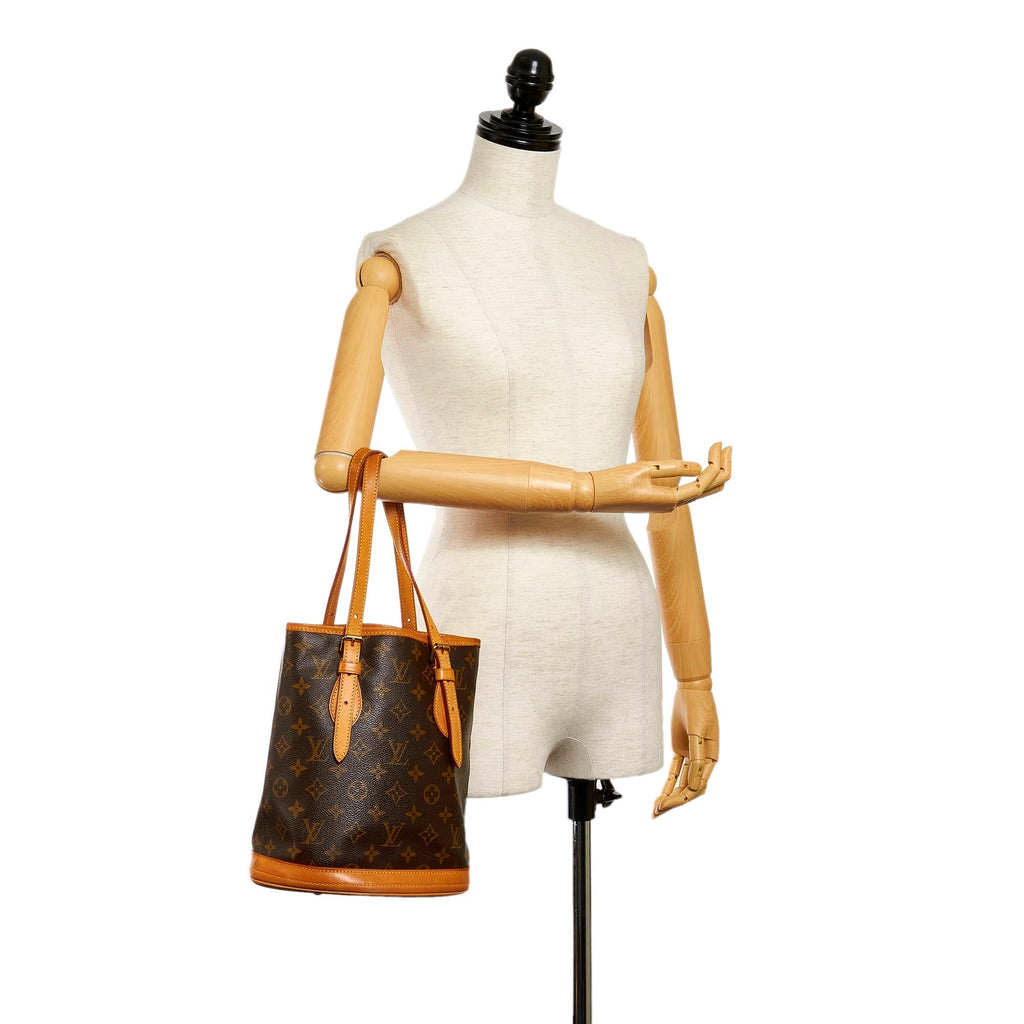 Louis Vuitton Monogram Petit Bucket (SHG-29772)