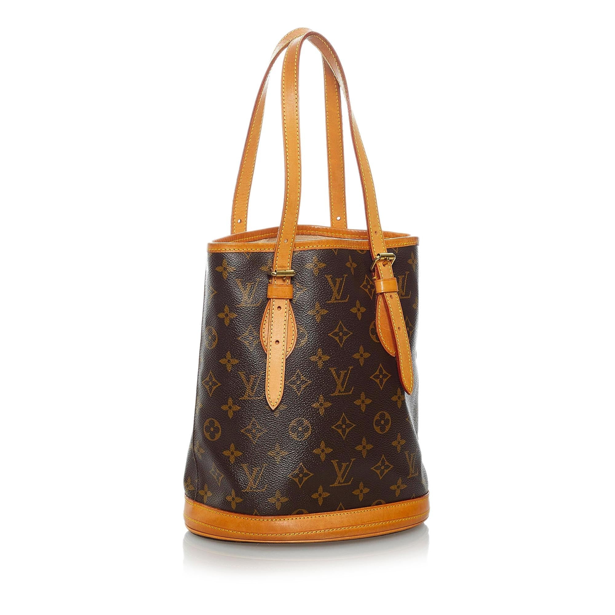 Louis Vuitton Monogram Petit Bucket (SHG-29772)