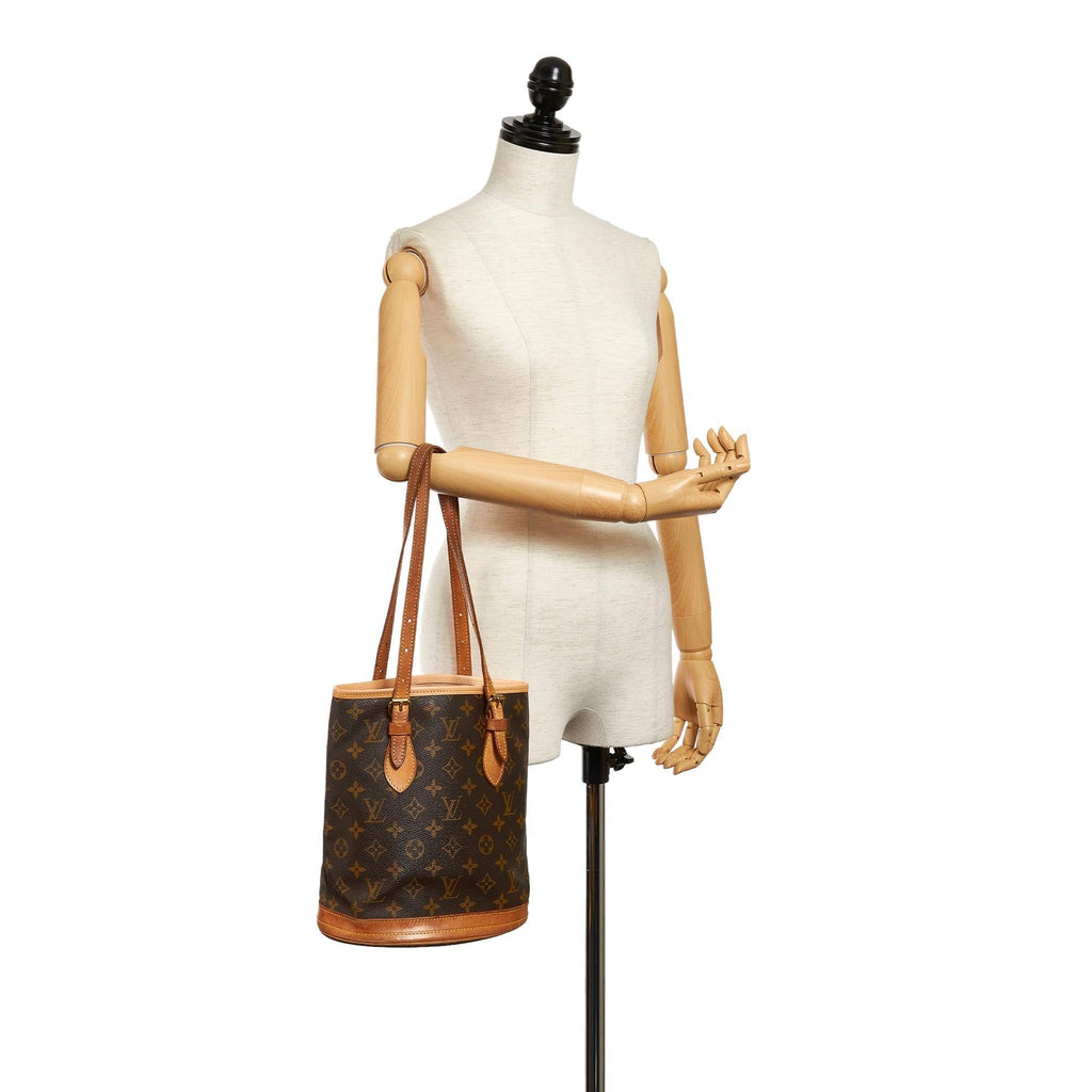 Louis Vuitton Monogram Petit Bucket (SHG-29993)