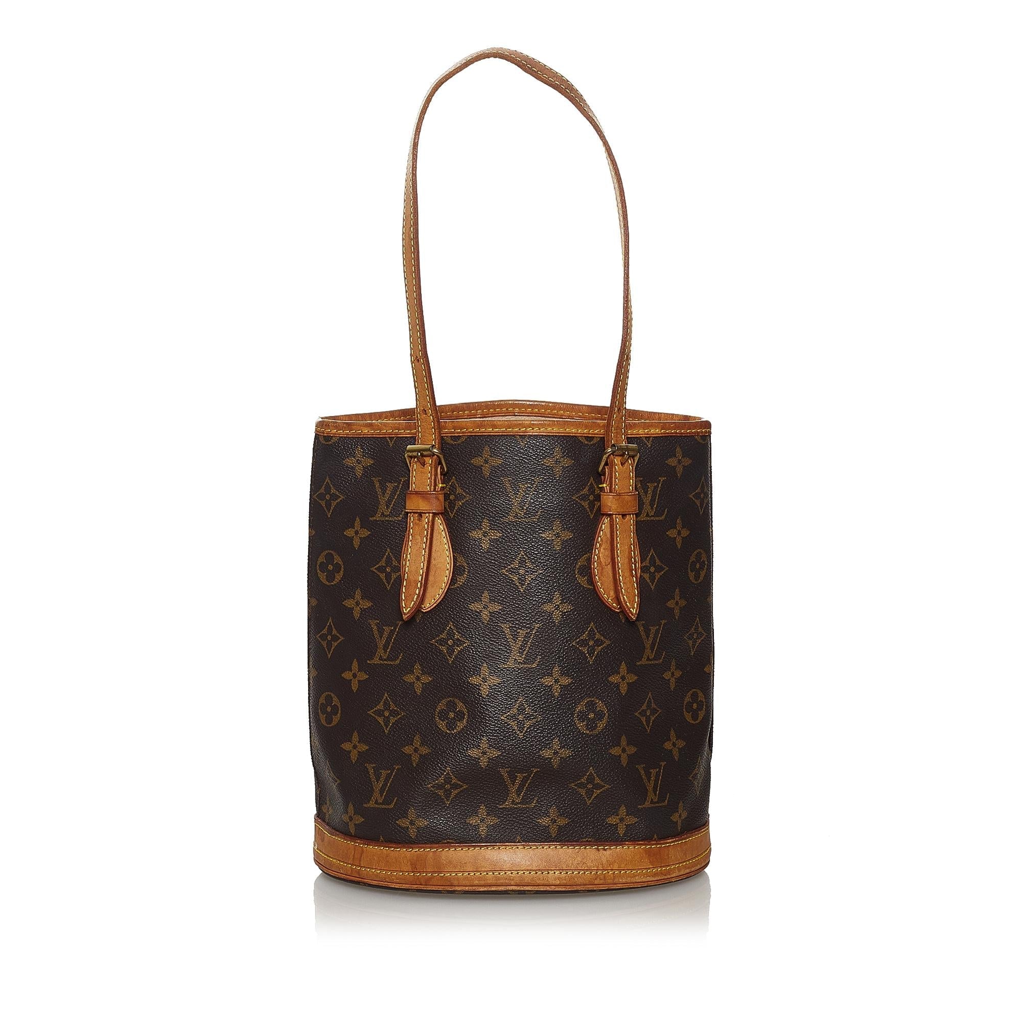 Louis Vuitton Monogram Petit Bucket (SHG-30306)