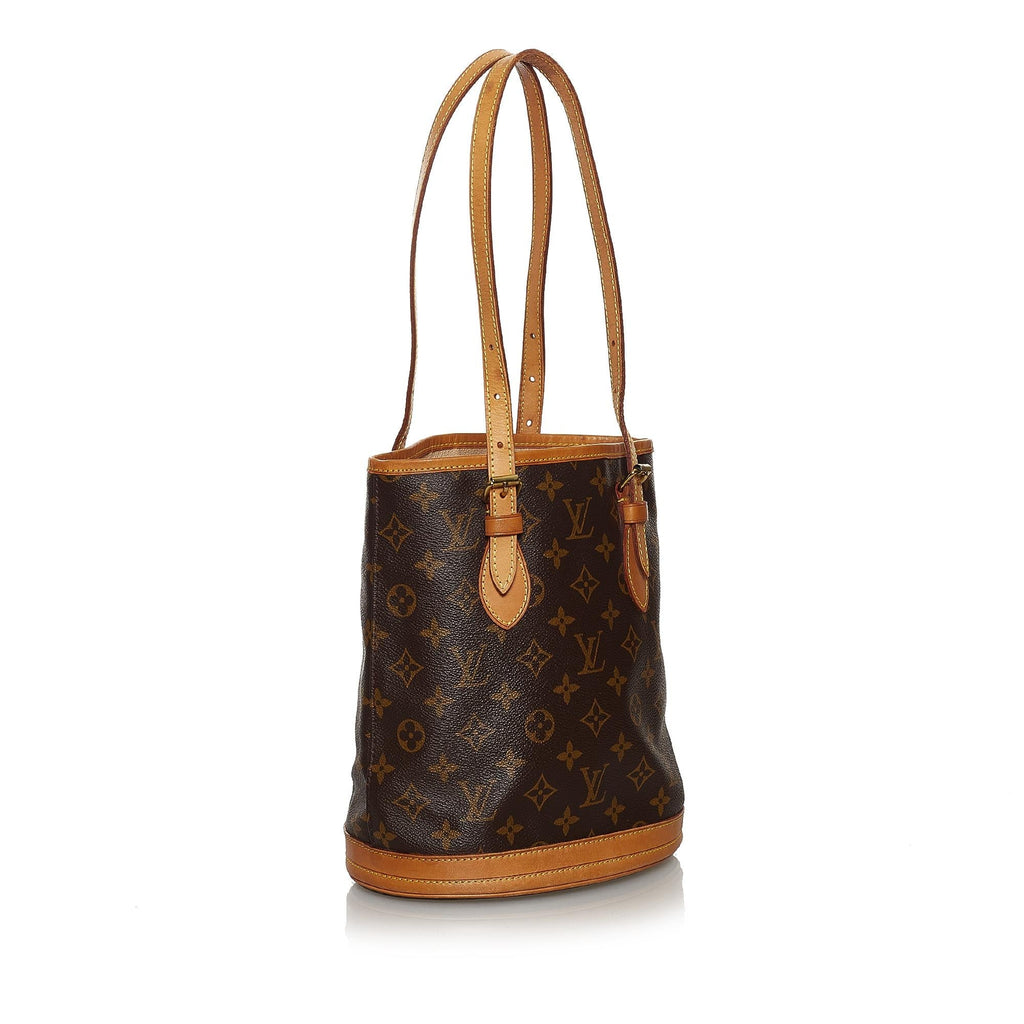 Louis Vuitton Monogram Petit Bucket (SHG-30593)