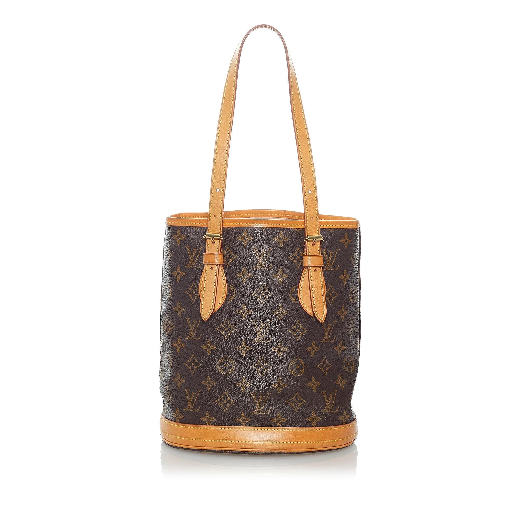 Louis Vuitton Monogram Petit Bucket (SHG-30785)