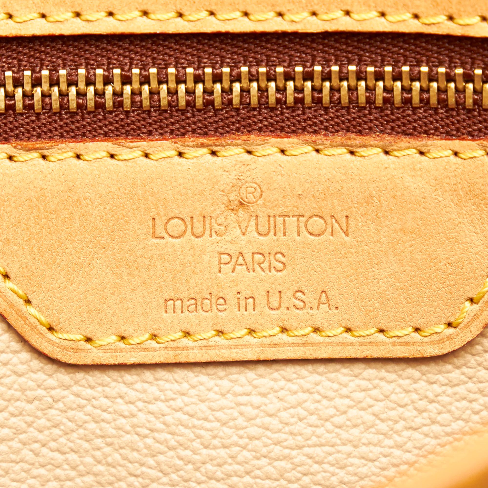 Louis Vuitton Monogram Petit Bucket (SHG-30785)