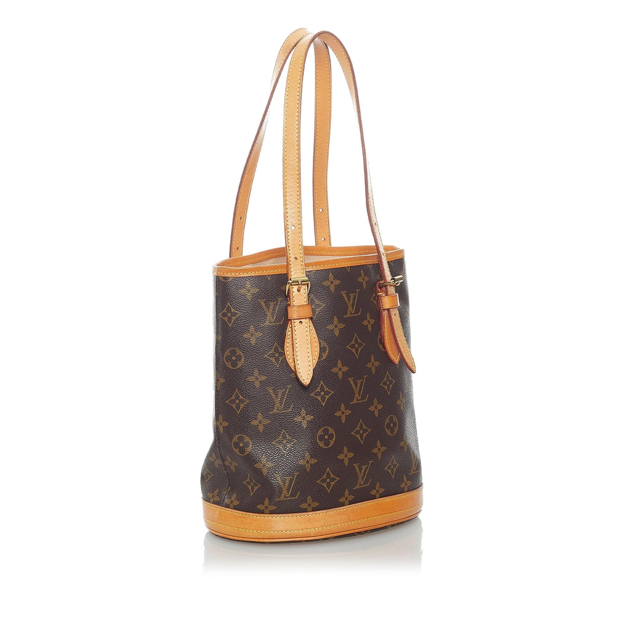 Louis Vuitton Monogram Petit Bucket (SHG-30785)