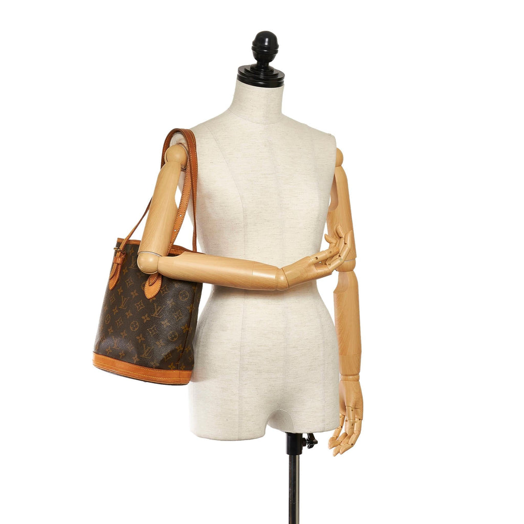 Louis Vuitton Monogram Petit Bucket (SHG-32605)