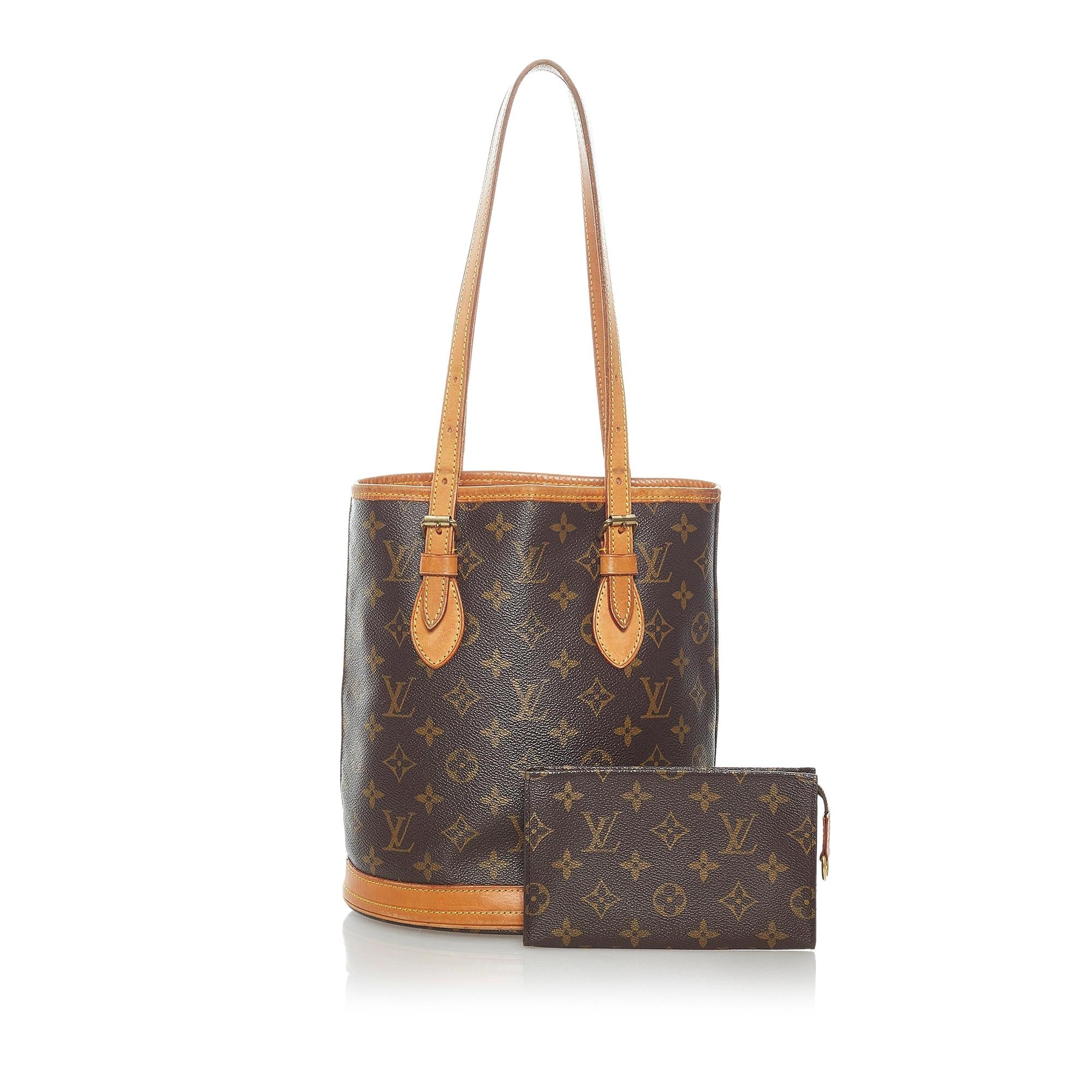 Louis Vuitton Monogram Petit Bucket (SHG-32605)