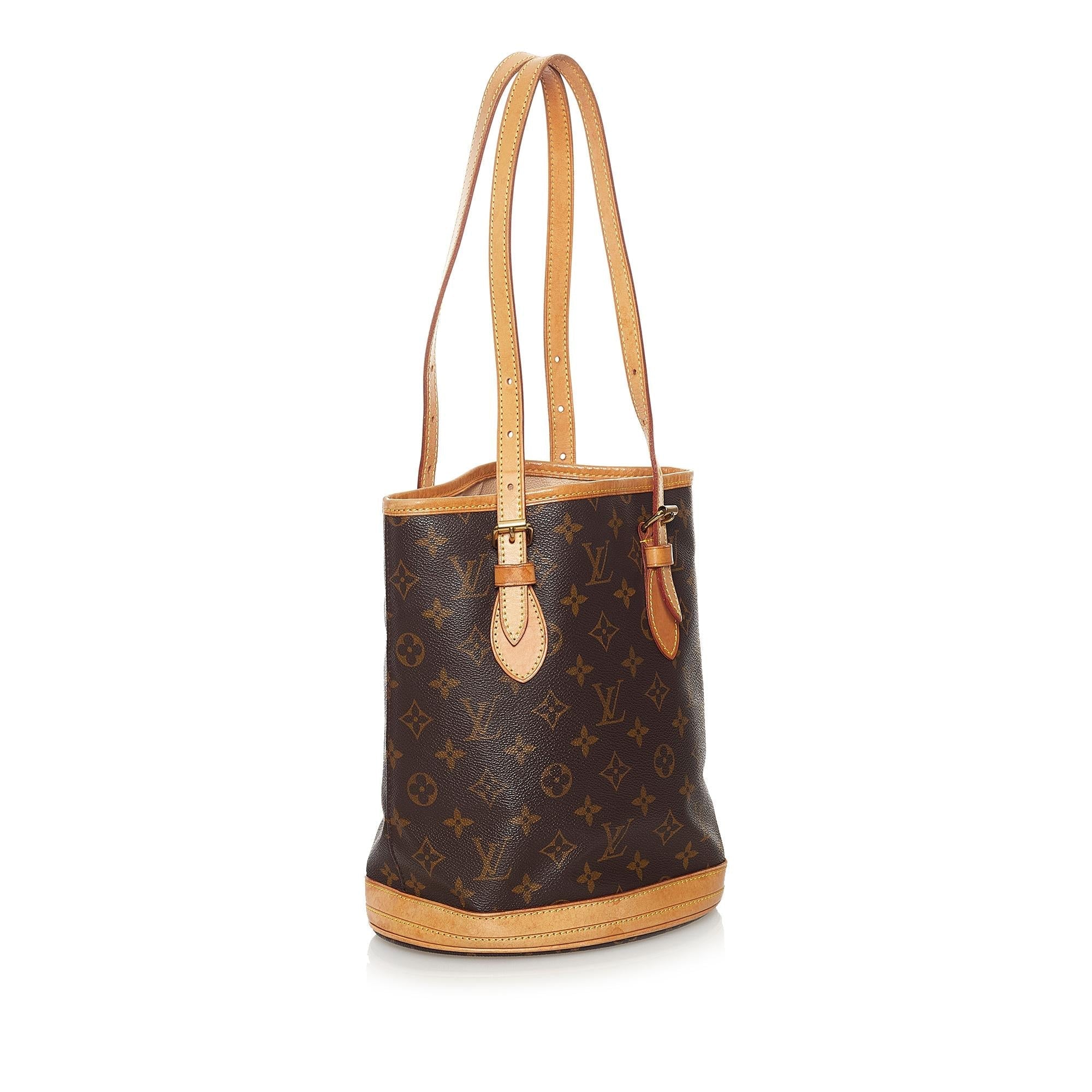 Louis Vuitton Monogram Petit Bucket (SHG-33299)