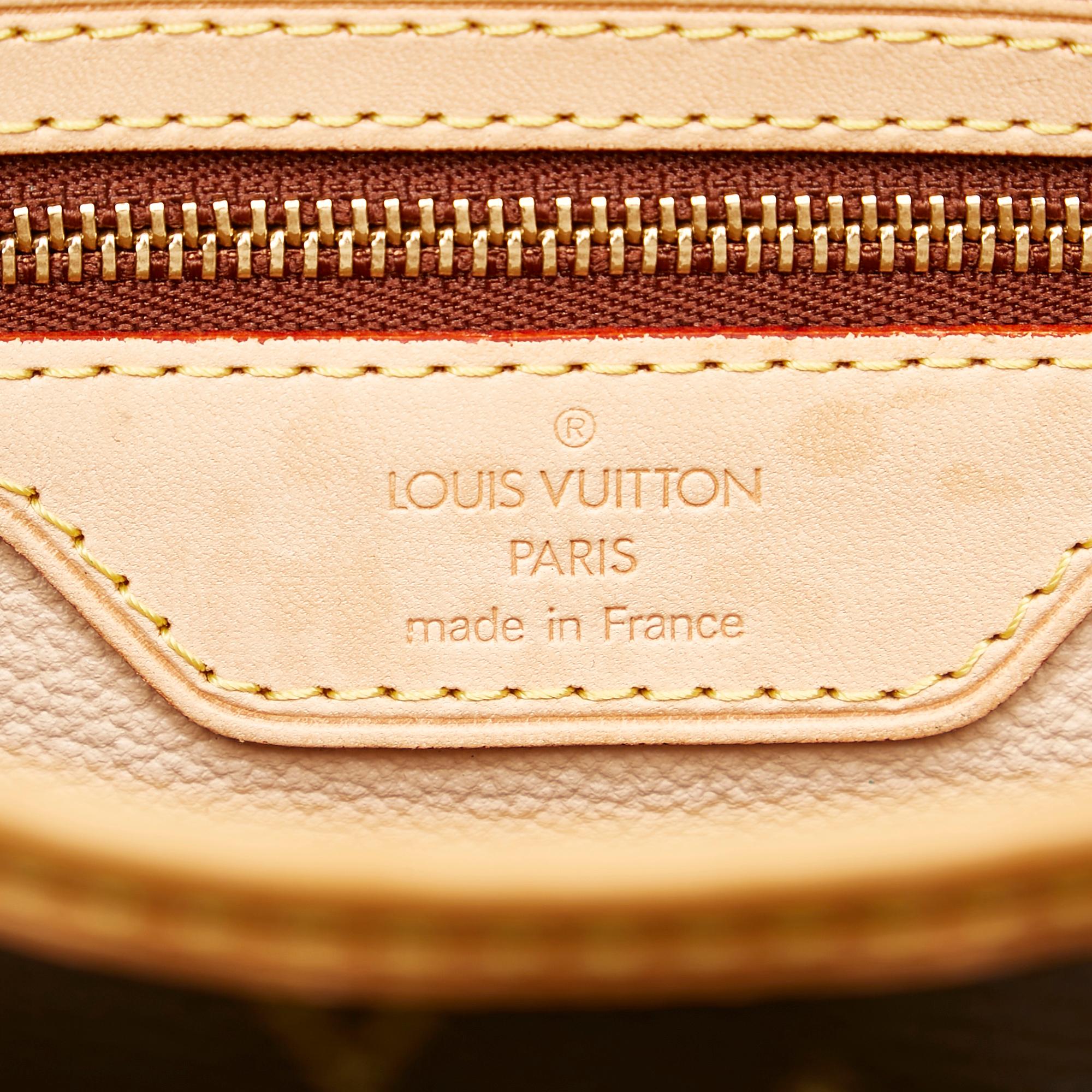 Louis Vuitton Monogram Petit Bucket (SHG-36325)