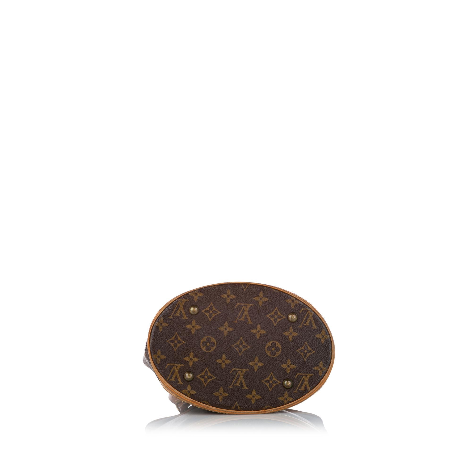 Louis Vuitton Monogram Petit Bucket (SHG-dkdR4h)