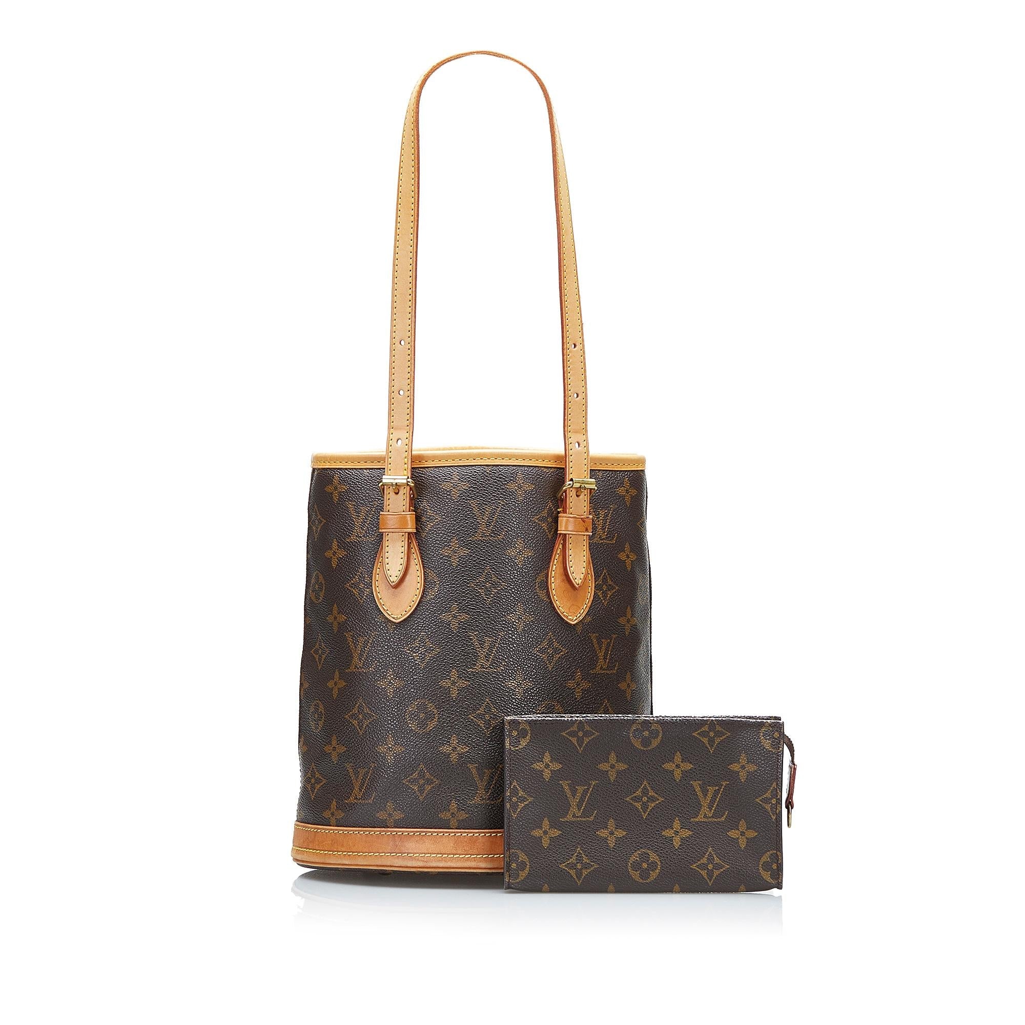 Louis Vuitton Monogram Petit Bucket (SHG-XqlCtj)