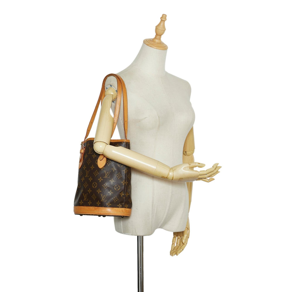 Louis Vuitton Monogram Petit Bucket (SHG-NQ4Yrd)