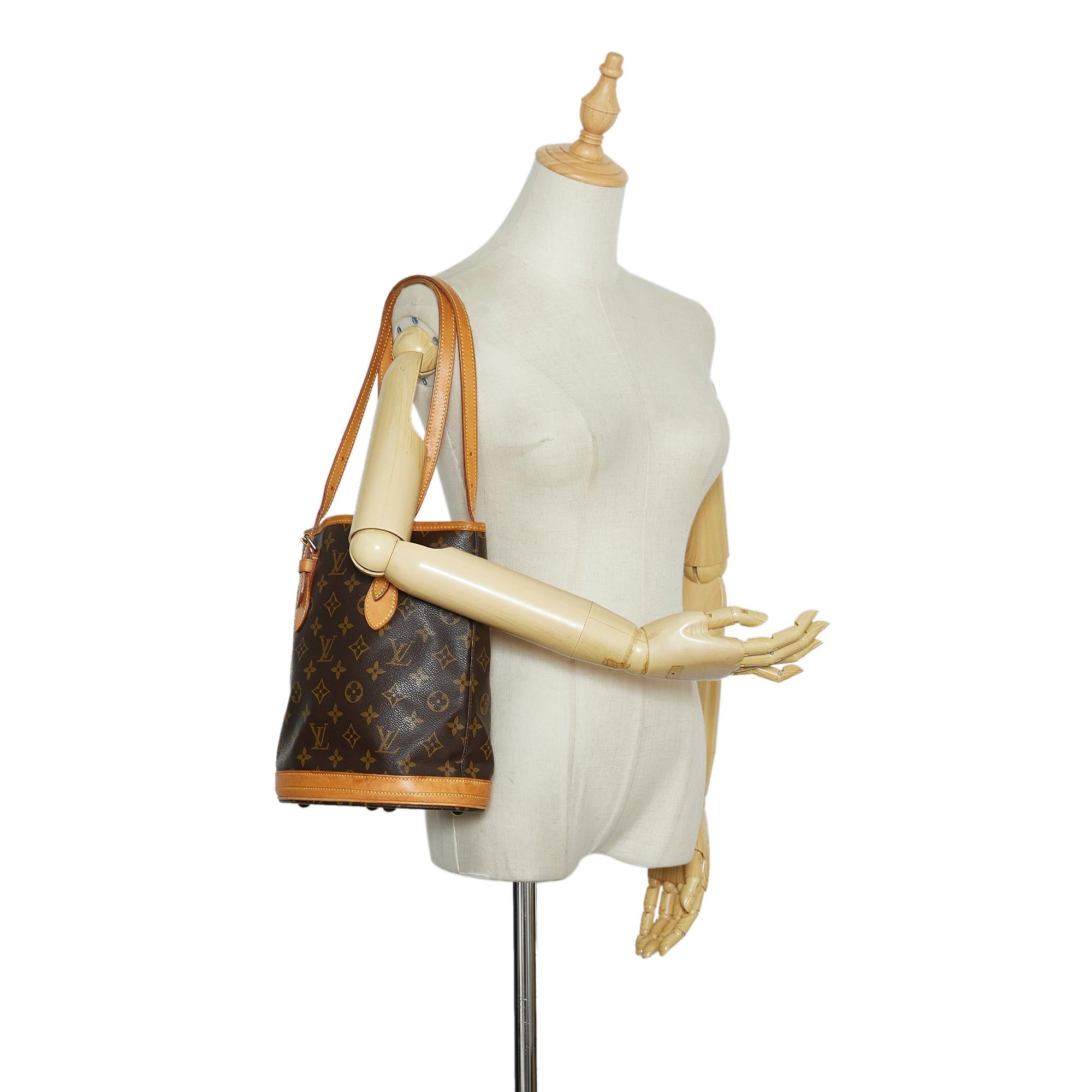 Louis Vuitton Monogram Petit Bucket (SHG-NQ4Yrd)
