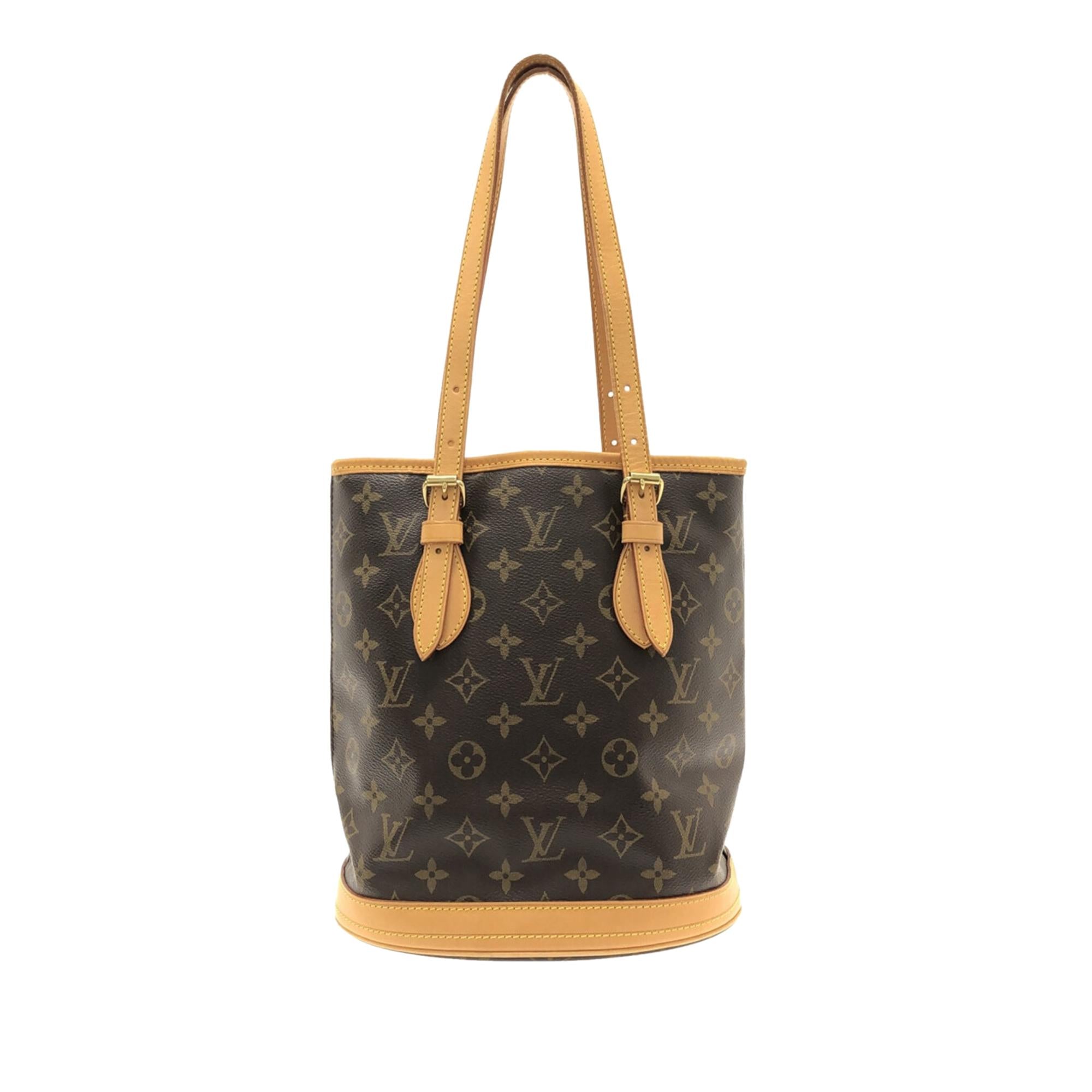 Louis Vuitton Monogram Petit Bucket (SHG-LIjo05)