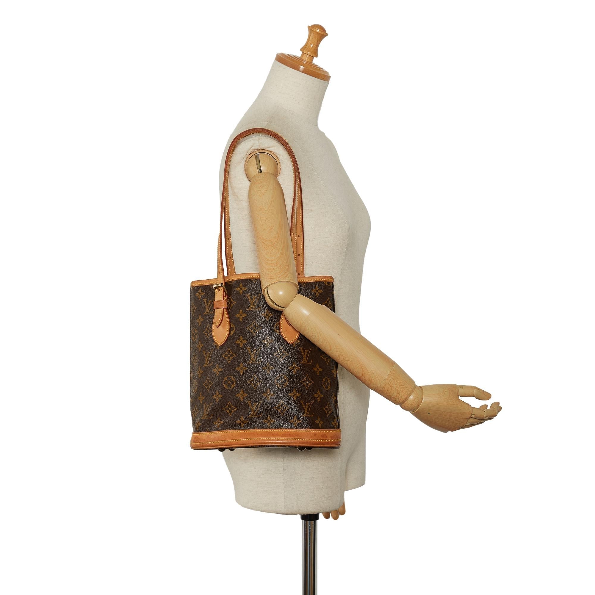 Louis Vuitton Monogram Petit Bucket (SHG-Phhx7f)