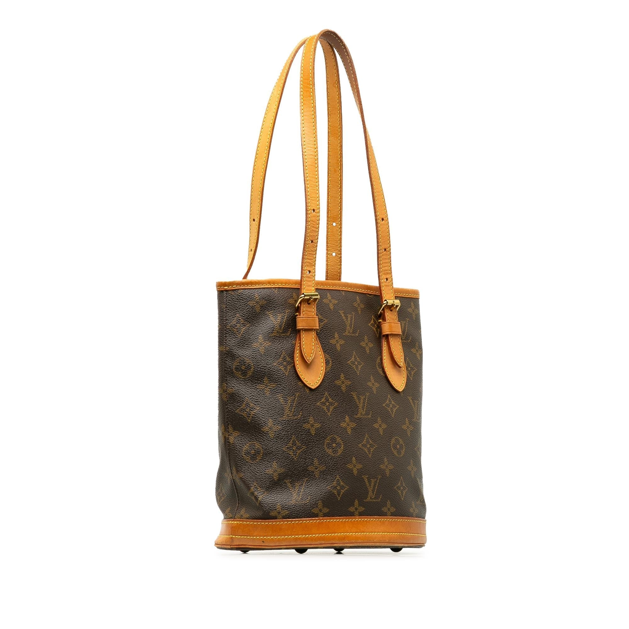 Louis Vuitton Monogram Petit Bucket (SHG-w1S44M)