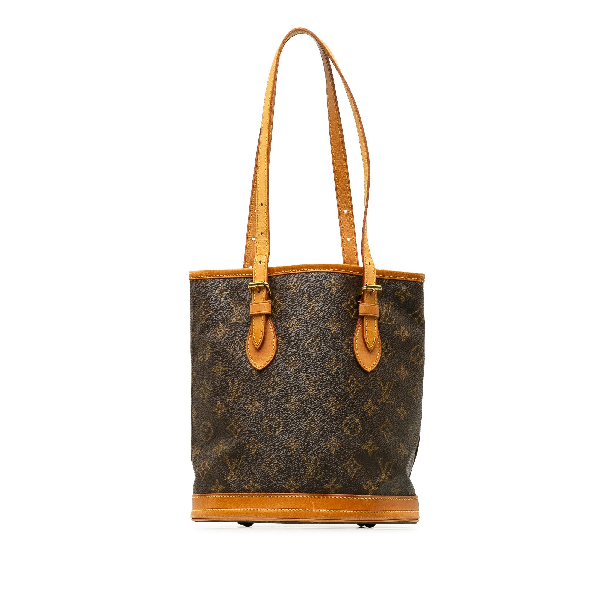 Louis Vuitton Monogram Petit Bucket (SHG-w1S44M)