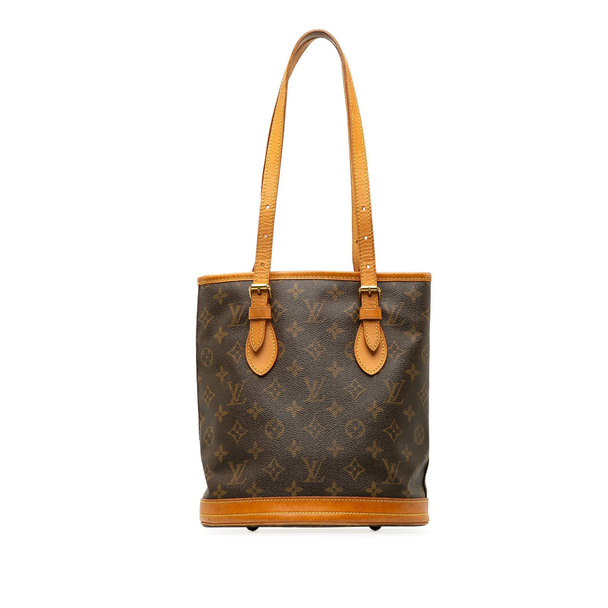 Louis Vuitton Monogram Petit Bucket (SHG-w1S44M)