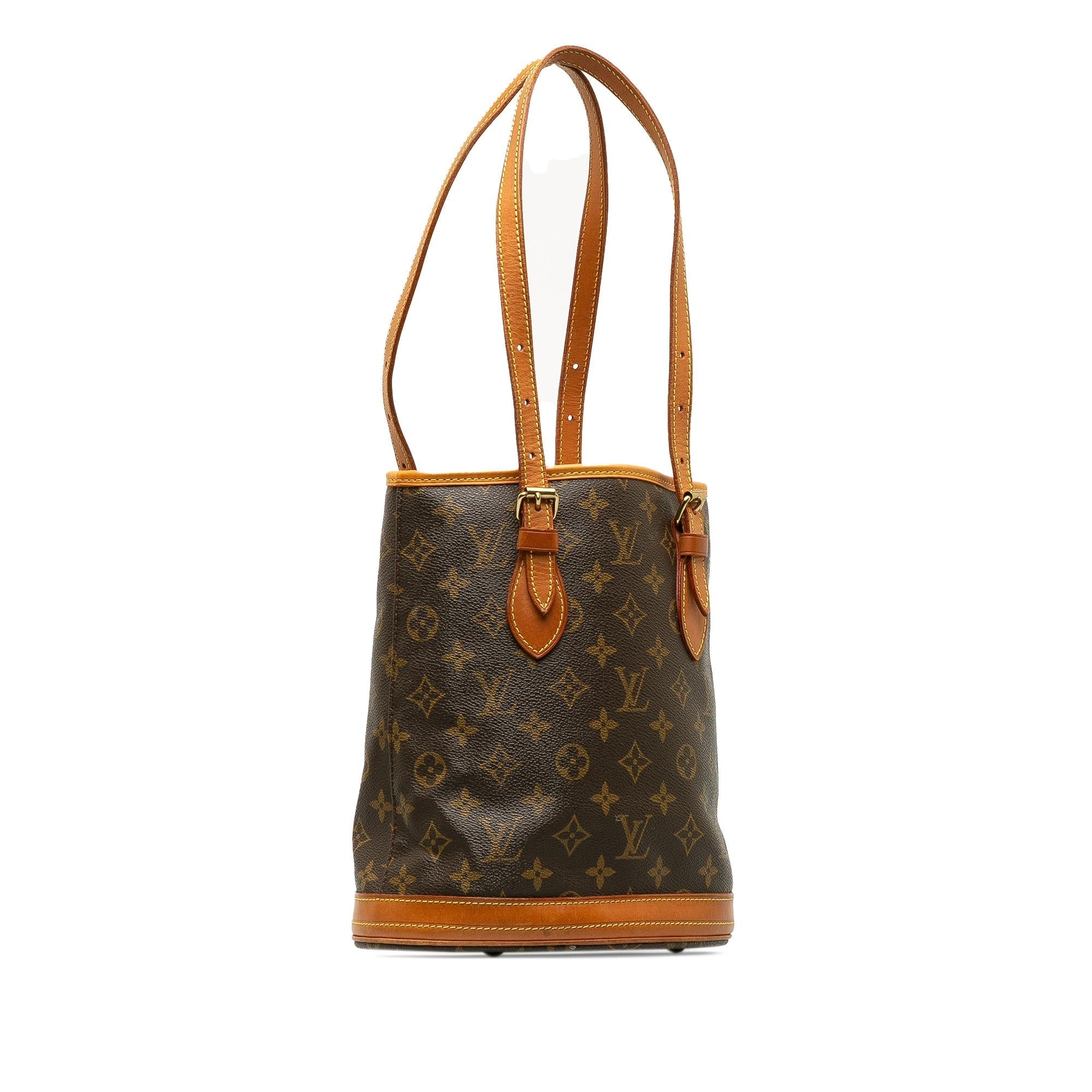Louis Vuitton Monogram Petit Bucket (SHG-d55QoA)