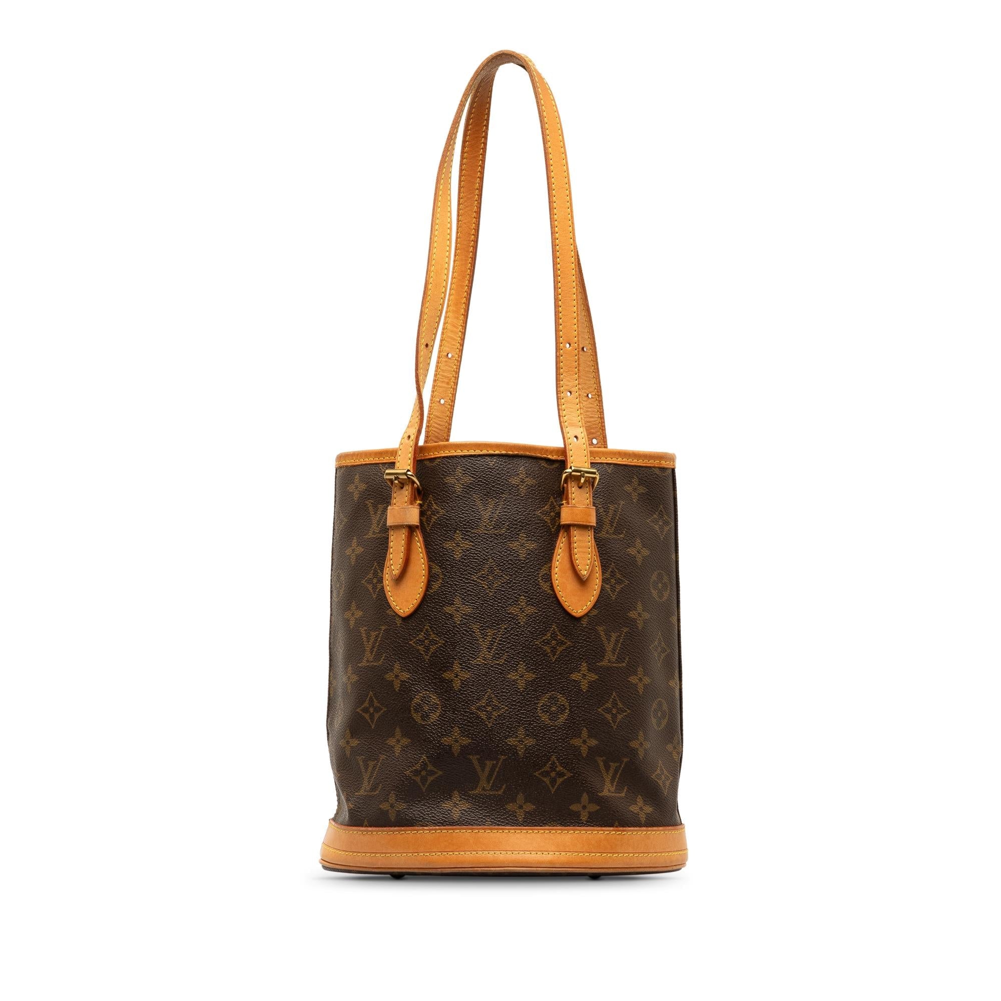 Louis Vuitton Monogram Petit Bucket (SHG-CAZG4B)